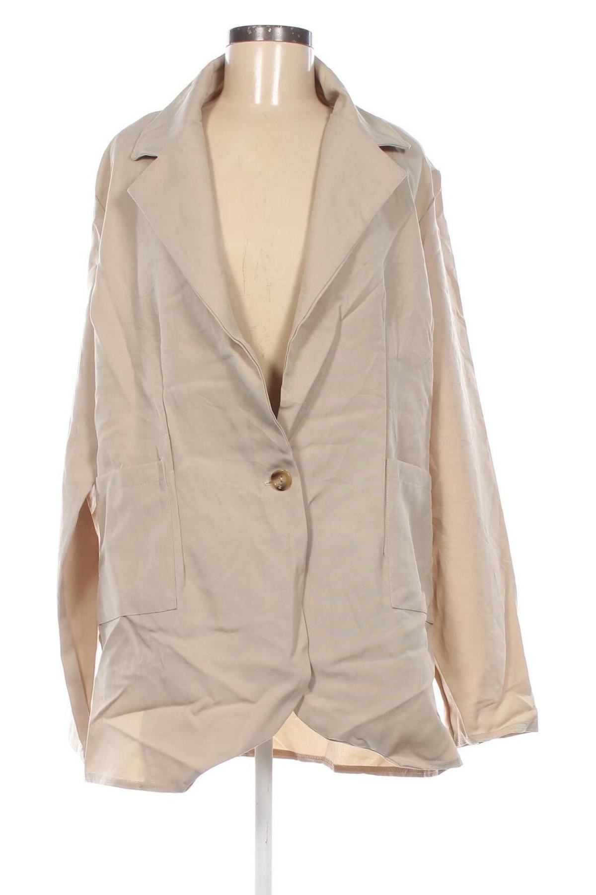 Damen Blazer Pretty Little Thing, Größe L, Farbe Beige, Preis € 21,99