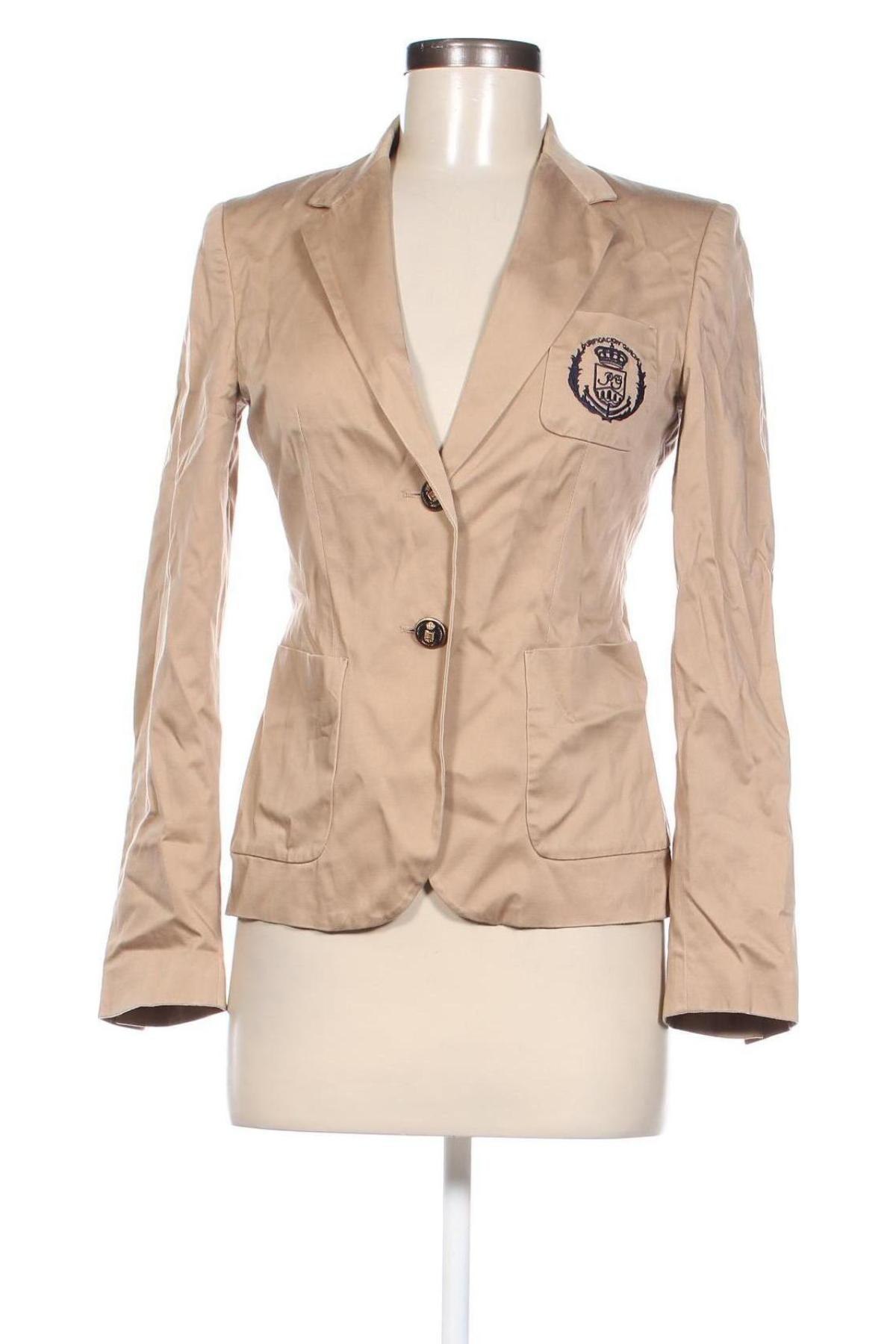 Damen Blazer Purificacion Garcia, Größe M, Farbe Beige, Preis 22,99 €