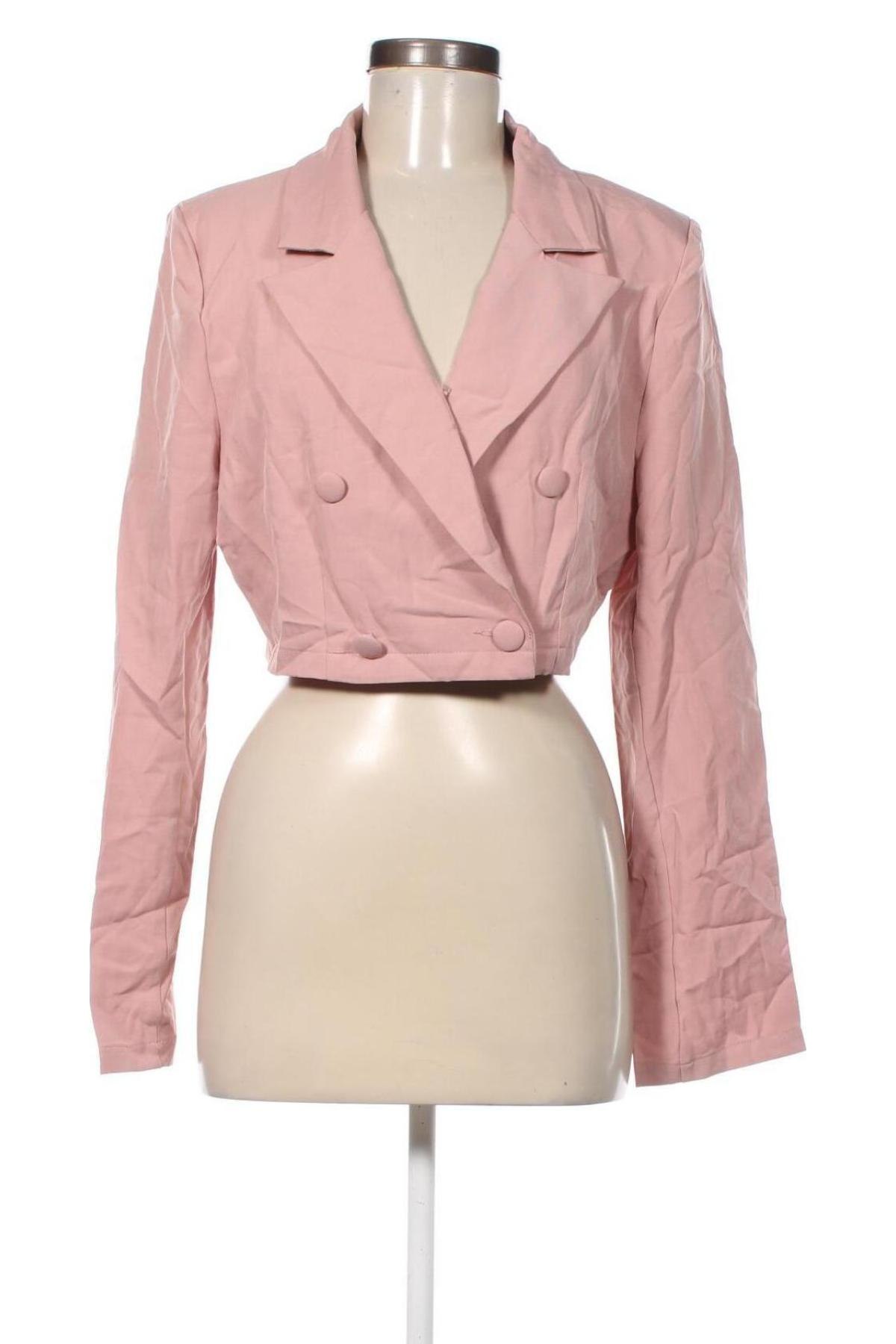 Damen Blazer SHEIN, Größe L, Farbe Aschrosa, Preis 13,99 €