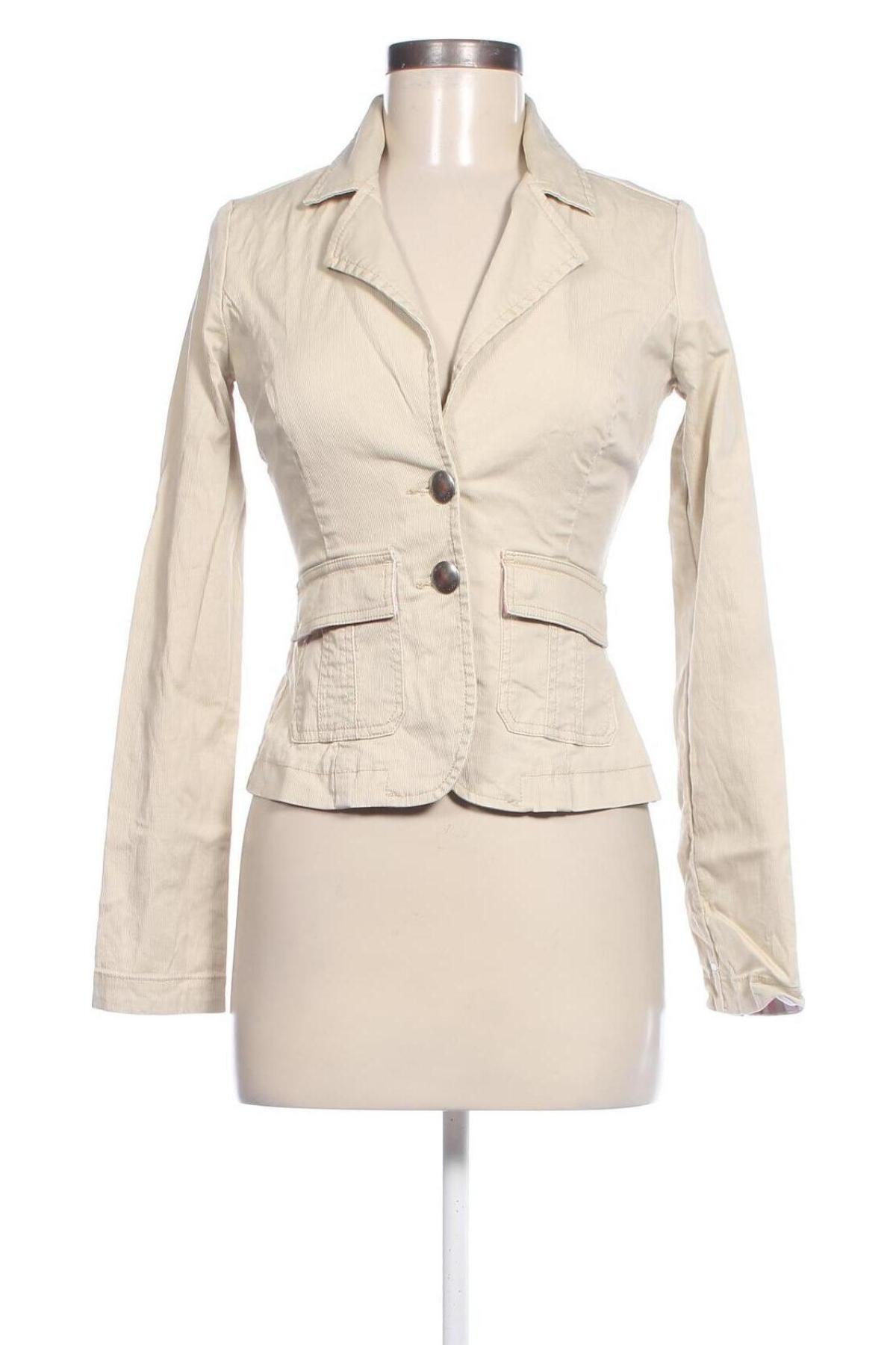 Damen Blazer Tommy Jeans, Größe S, Farbe Beige, Preis € 118,99