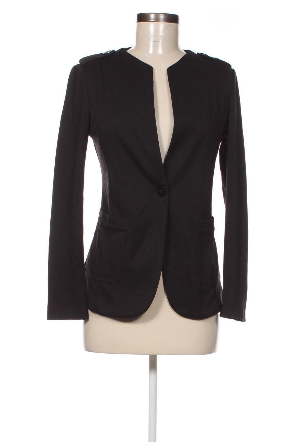 Damen Blazer United Colors Of Benetton, Größe S, Farbe Schwarz, Preis 47,79 €