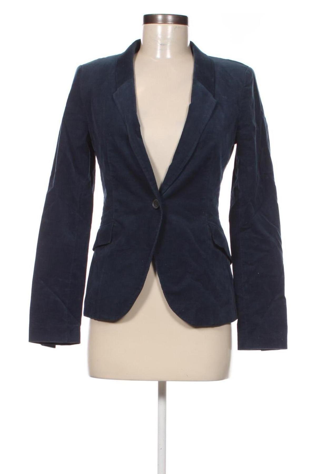 Damen Blazer Zara, Größe S, Farbe Blau, Preis 16,99 €