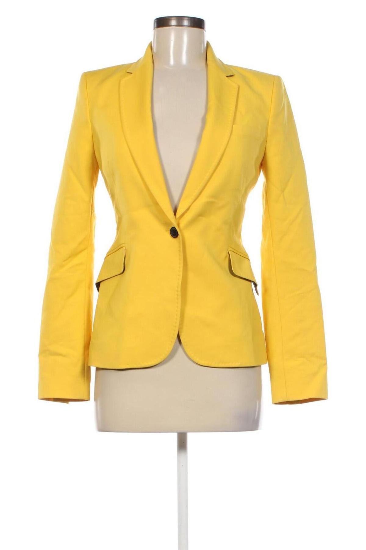 Damen Blazer Zara, Größe S, Farbe Gelb, Preis 33,79 €