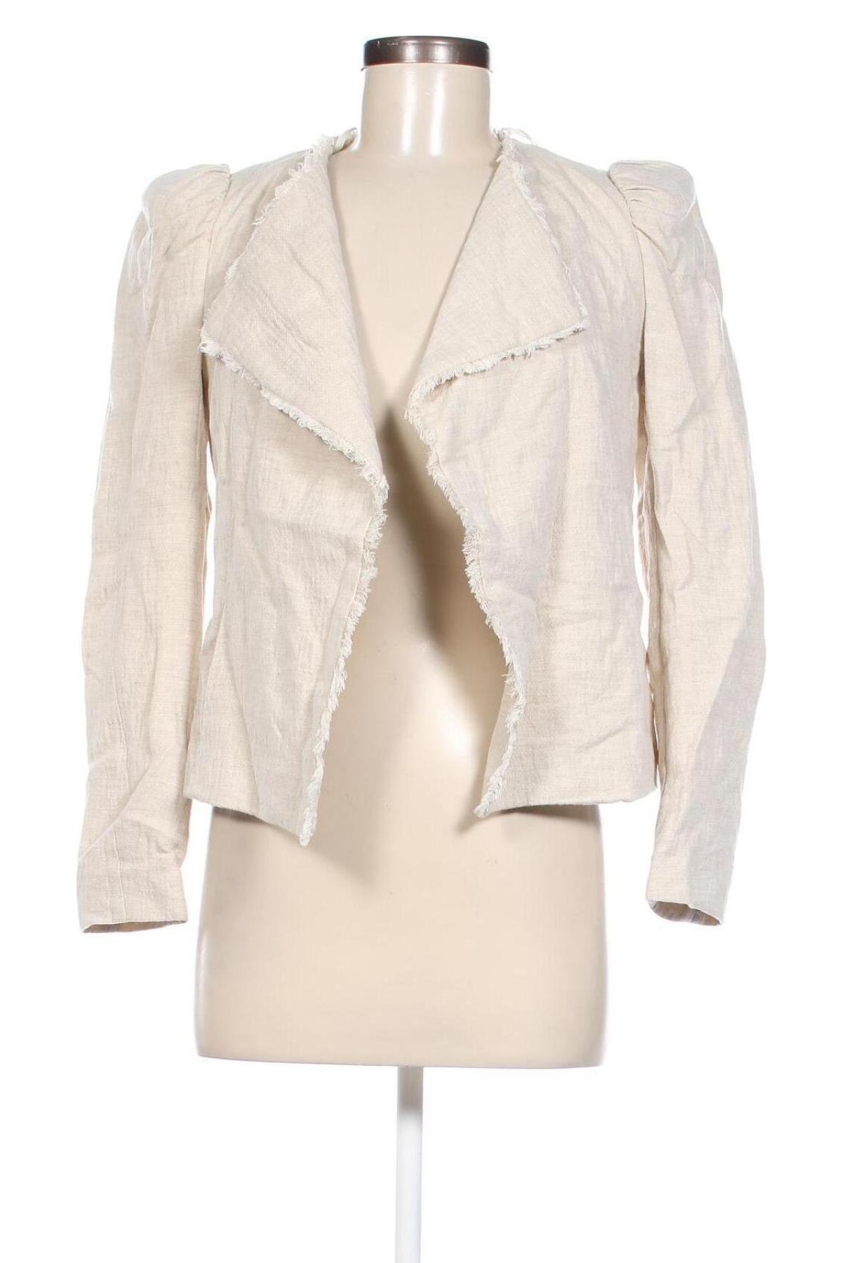 Damen Blazer Zara, Größe S, Farbe Beige, Preis 16,99 €