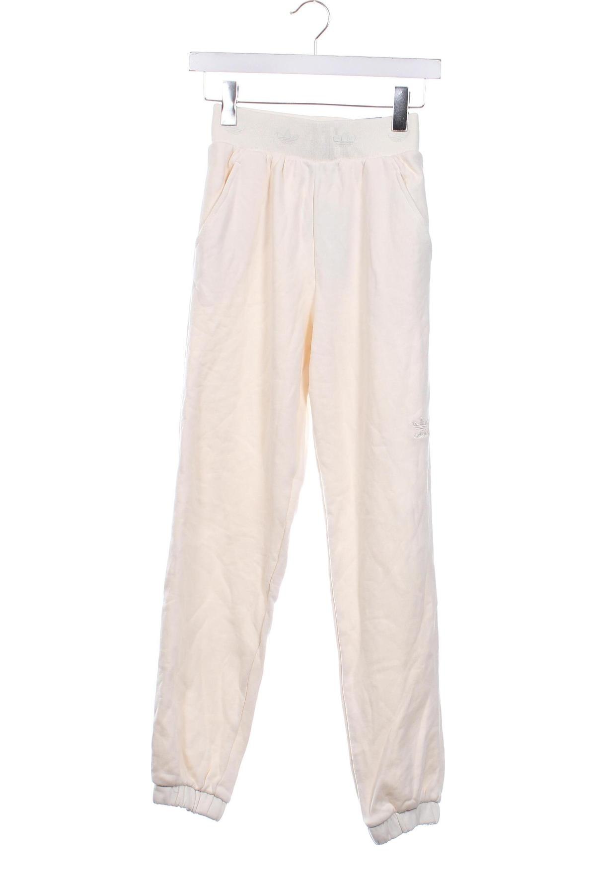 Pantaloni trening de femei Adidas Originals, Mărime XXS, Culoare Ecru, Preț 198,99 Lei