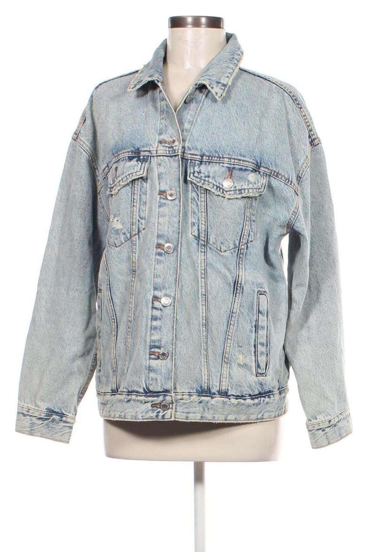 Damenjacke Bershka, Größe M, Farbe Blau, Preis 27,29 €