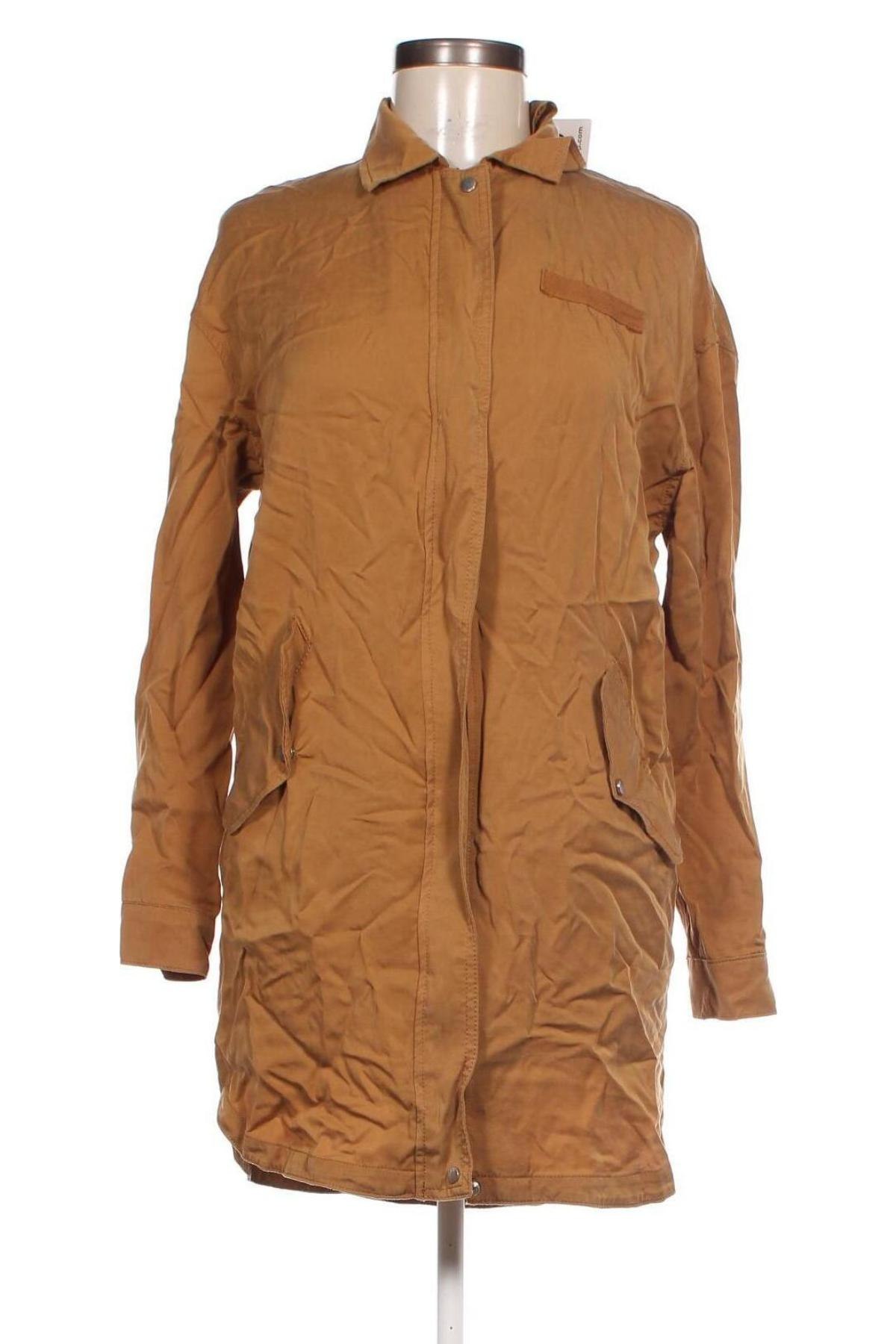 Damenjacke Bershka, Größe XS, Farbe Braun, Preis 33,79 €