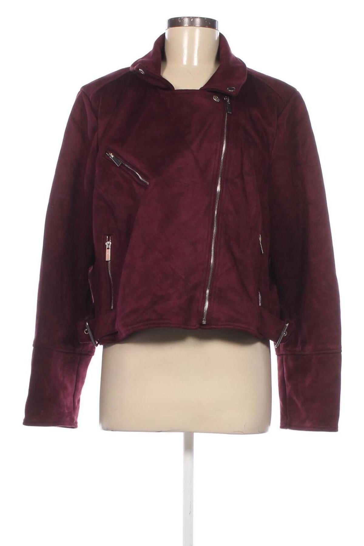 Damenjacke City Chic, Größe 4XL, Farbe Rot, Preis € 33,79