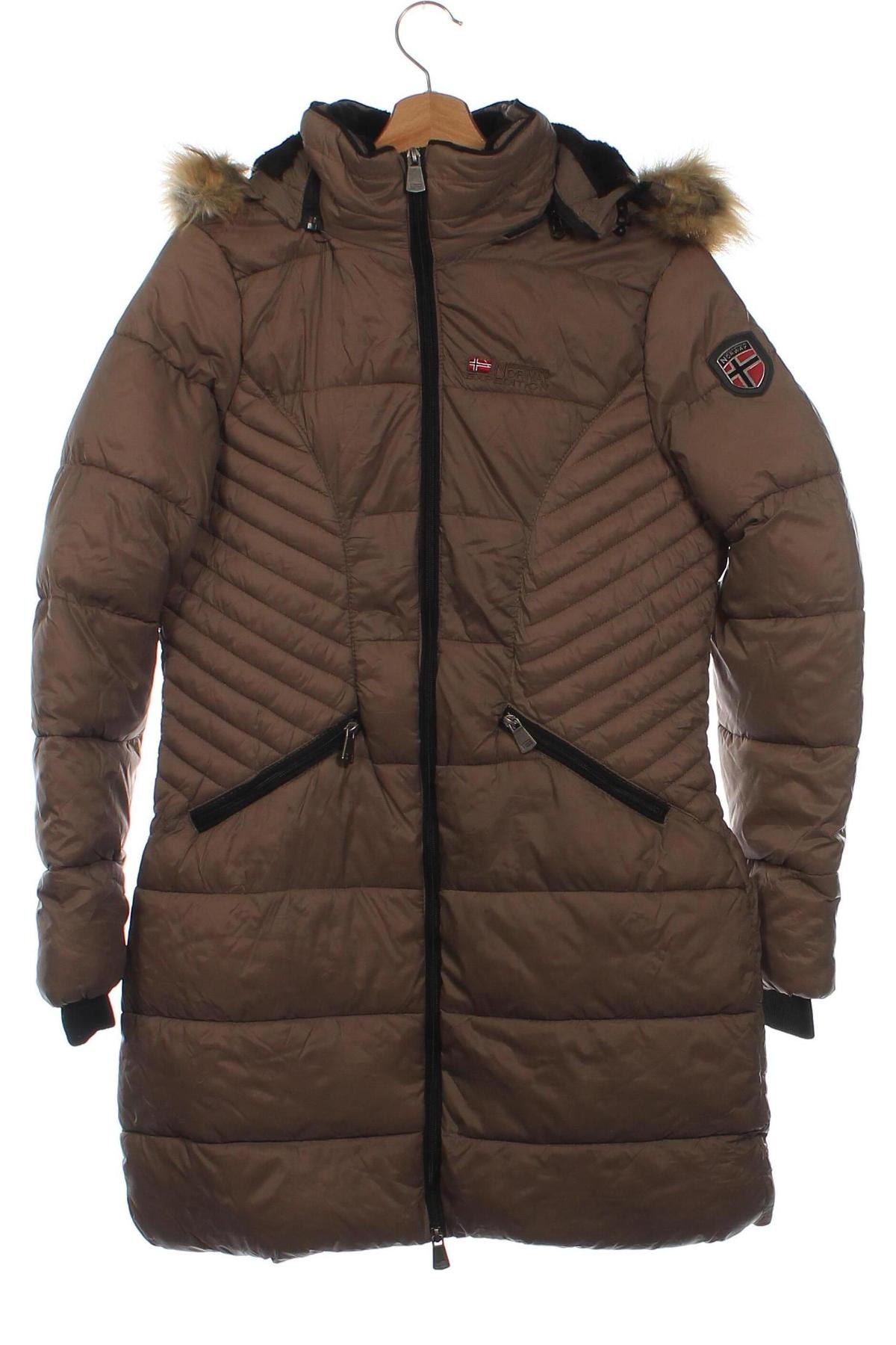 Дамско яке Geographical Norway, Размер L, Цвят Кафяв, Цена 133,99 лв.