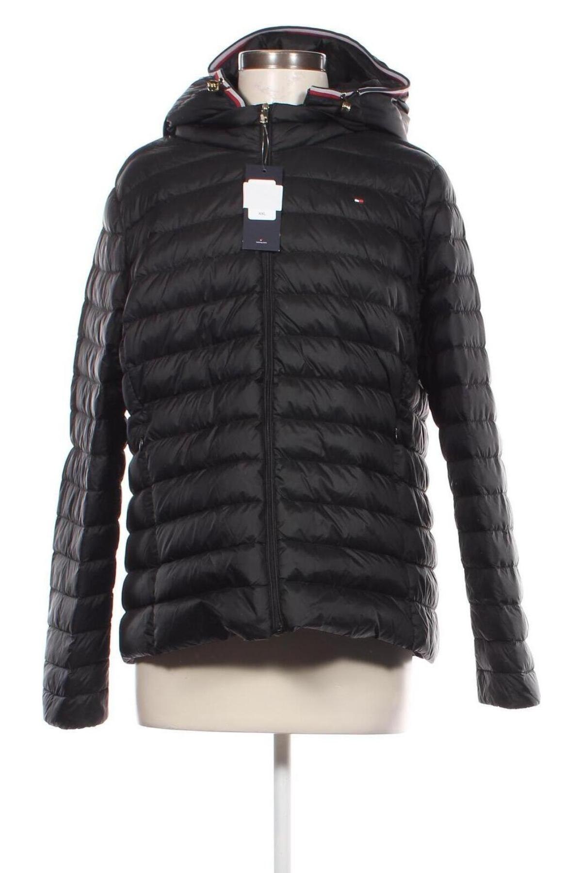 Damenjacke Tommy Hilfiger, Größe XXL, Farbe Schwarz, Preis 231,49 €