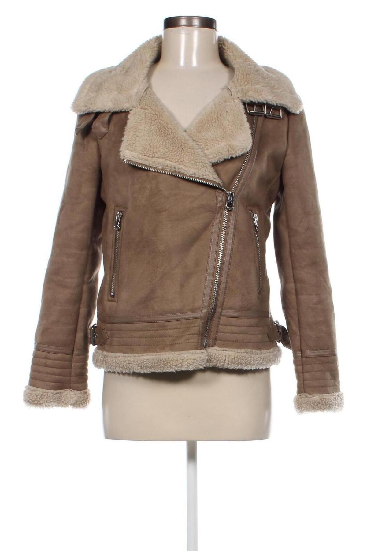 Damenjacke Zara, Größe S, Farbe Beige, Preis 28,79 €