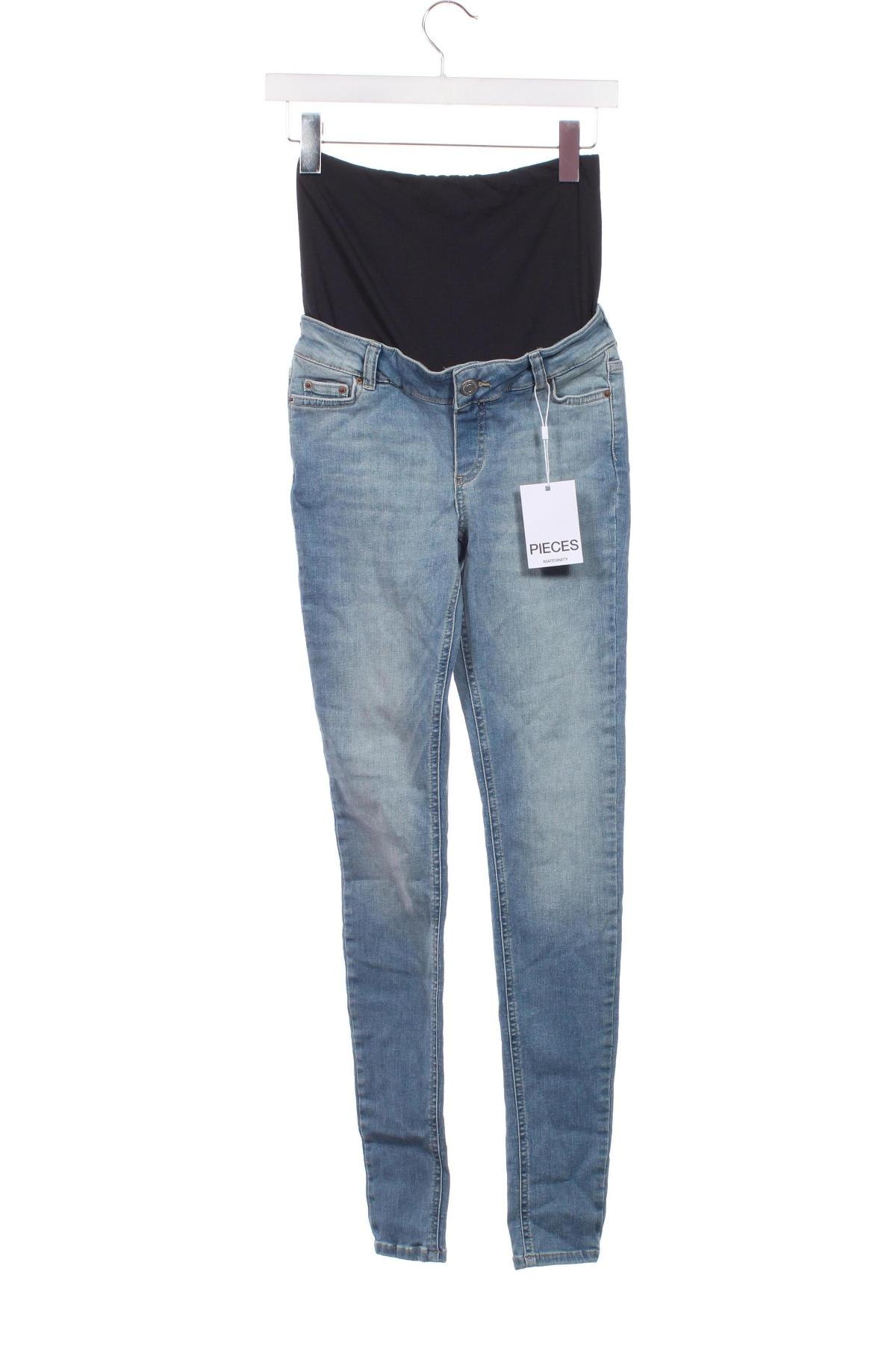 Umstandsjeans Pieces, Größe XS, Farbe Blau, Preis € 24,49