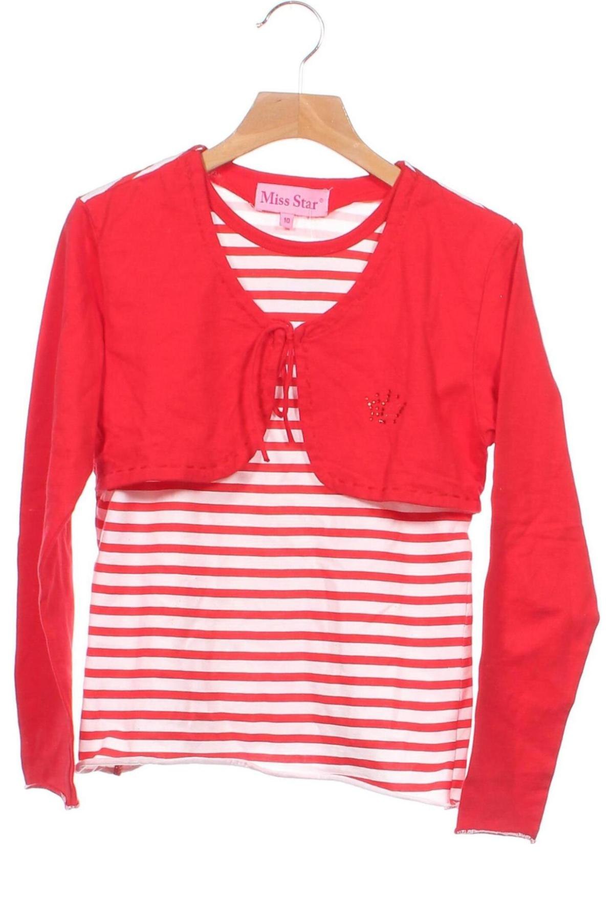 Kinder Shirt, Größe 6-7y/ 122-128 cm, Farbe Rot, Preis 3,99 €