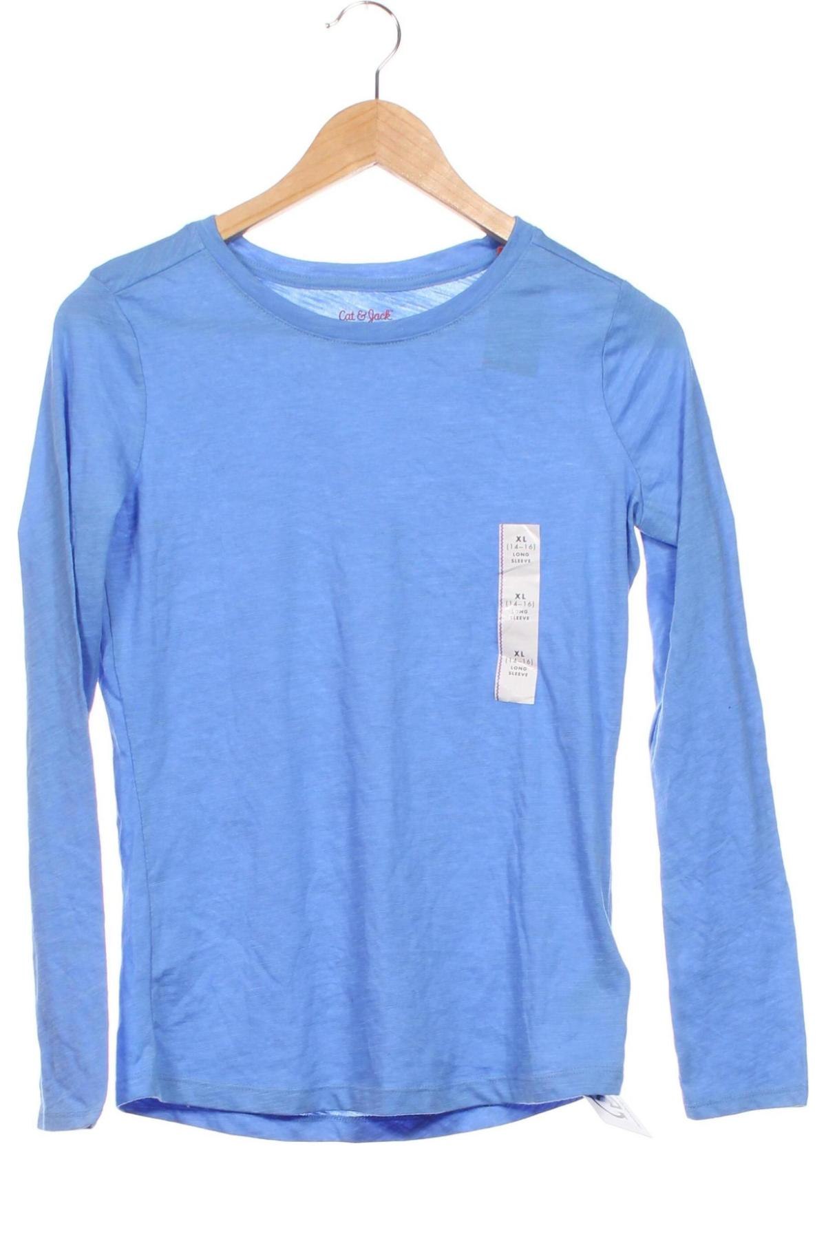 Kinder Shirt Cat & Jack, Größe 14-15y/ 168-170 cm, Farbe Blau, Preis 9,21 €