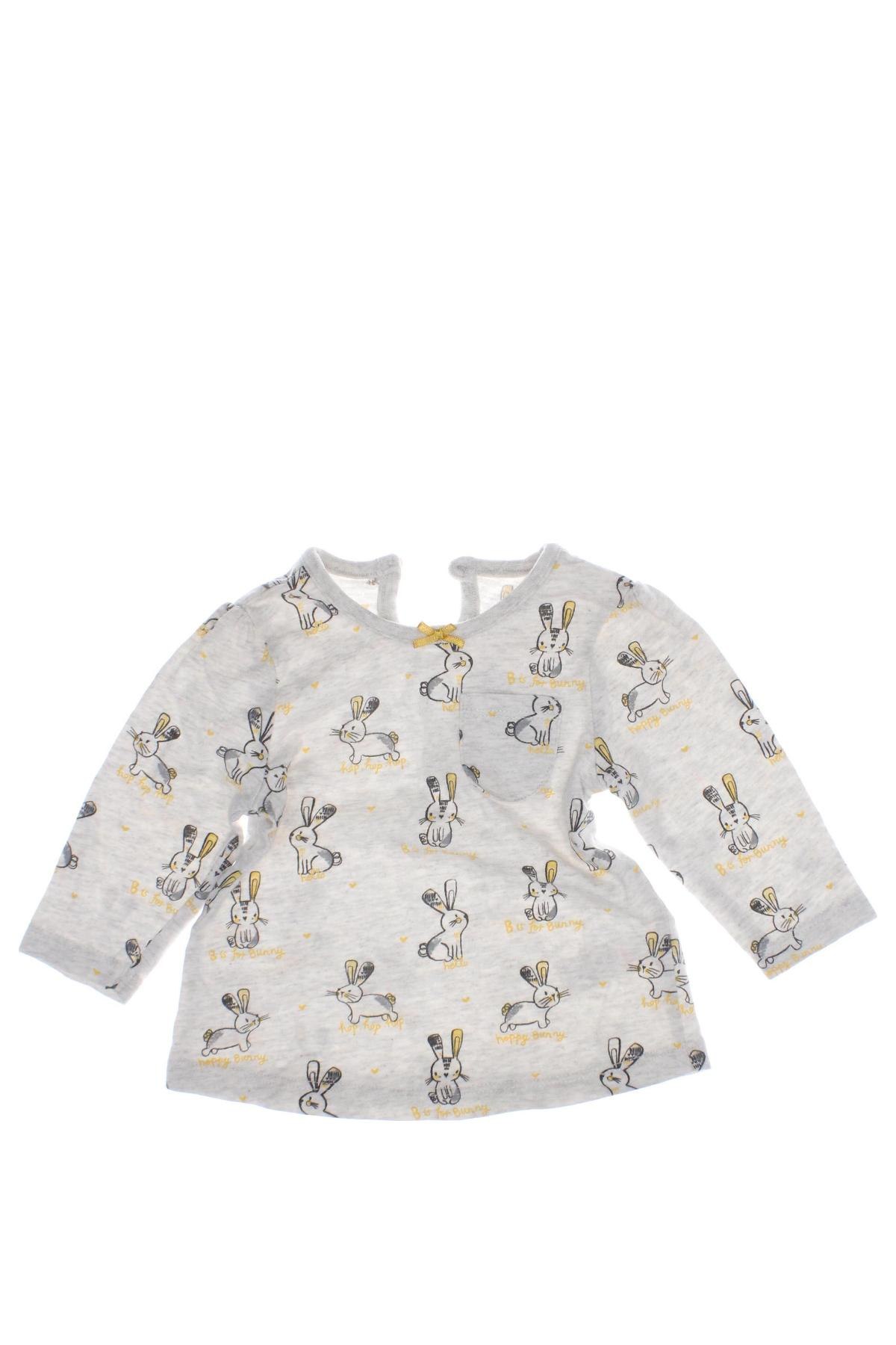 Kinder Shirt George, Größe 2-3m/ 56-62 cm, Farbe Grau, Preis 3,99 €