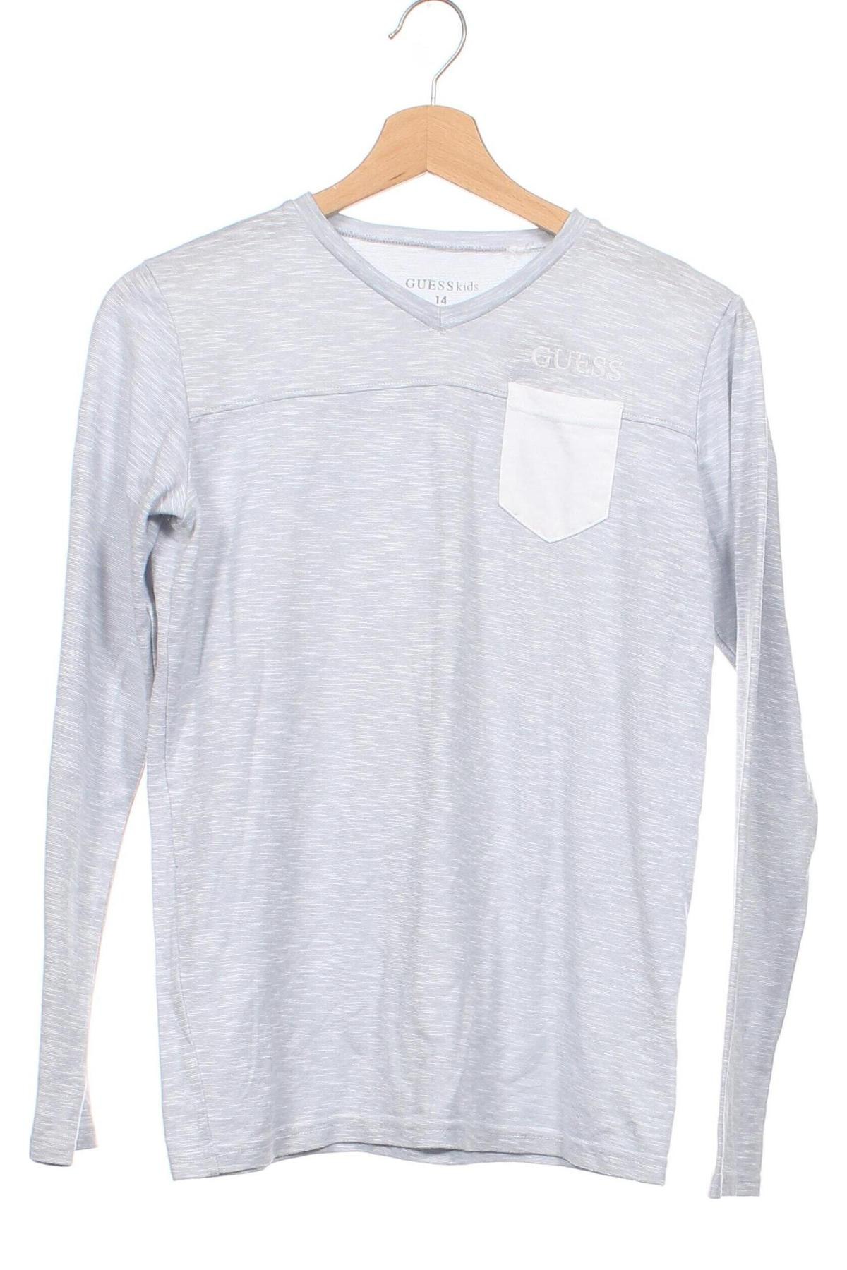 Kinder Shirt Guess, Größe 14-15y/ 168-170 cm, Farbe Grau, Preis 10,99 €