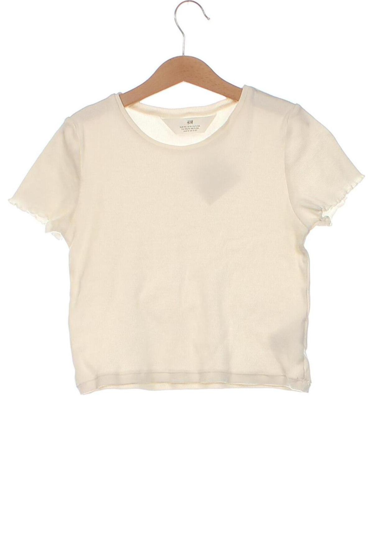 Kinder Shirt H&M, Größe 11-12y/ 152-158 cm, Farbe Ecru, Preis € 8,04