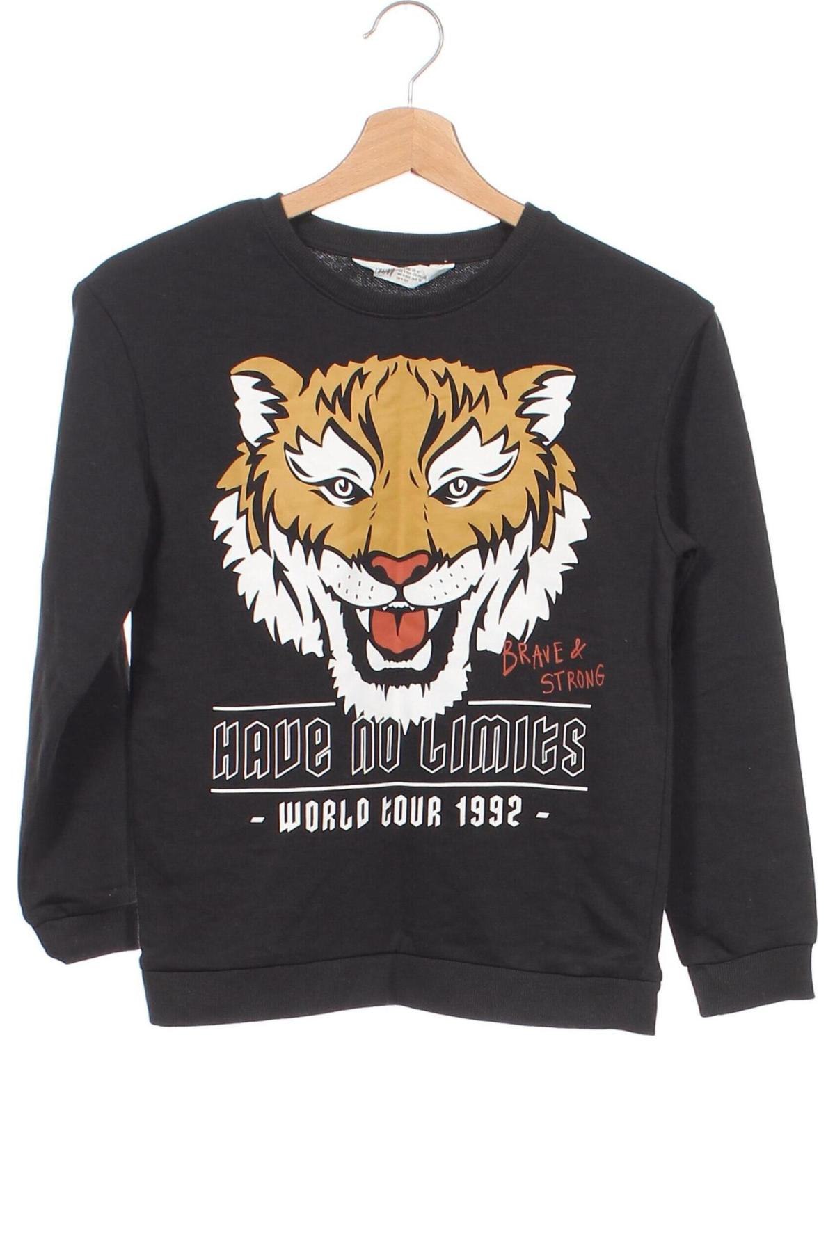 Kinder Shirt H&M, Größe 9-10y/ 140-146 cm, Farbe Schwarz, Preis € 6,14