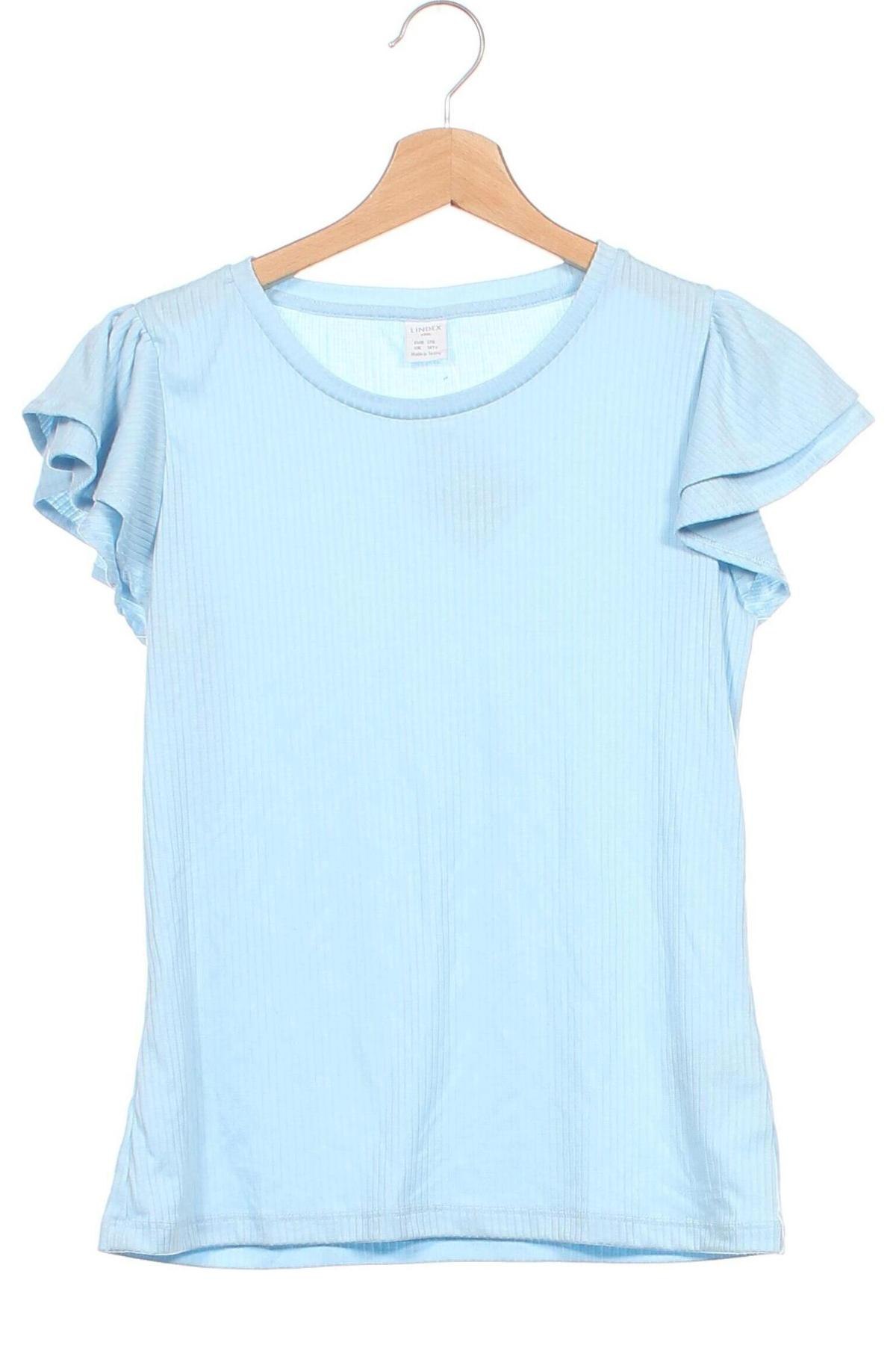 Kinder Shirt Lindex, Größe 14-15y/ 168-170 cm, Farbe Blau, Preis € 3,99