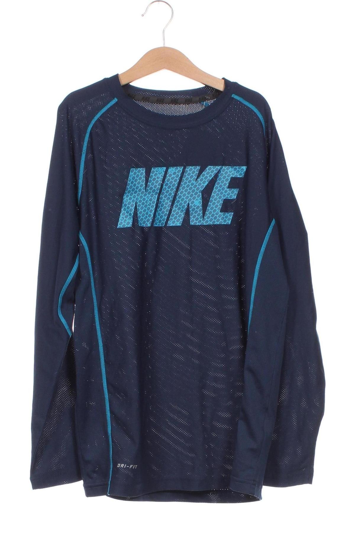 Kinder Shirt Nike, Größe 11-12y/ 152-158 cm, Farbe Blau, Preis 16,99 €