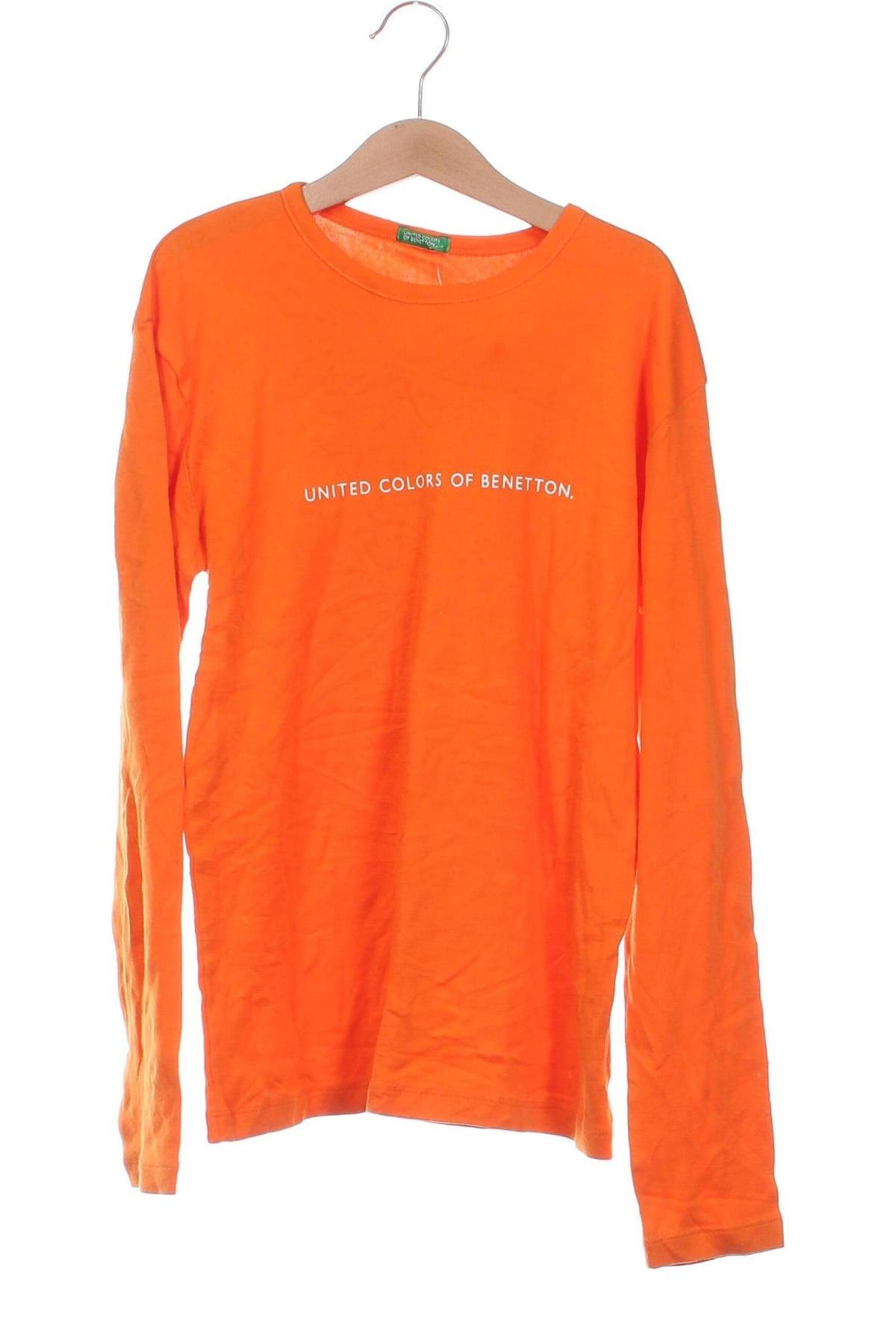 Kinder Shirt United Colors Of Benetton, Größe 11-12y/ 152-158 cm, Farbe Orange, Preis € 8,49