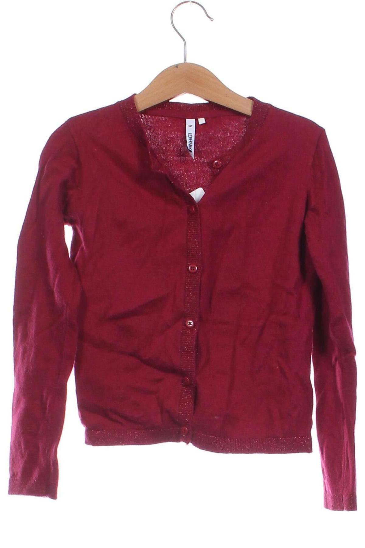 Kinder Strickjacke Primigi, Größe 4-5y/ 110-116 cm, Farbe Rot, Preis 8,99 €