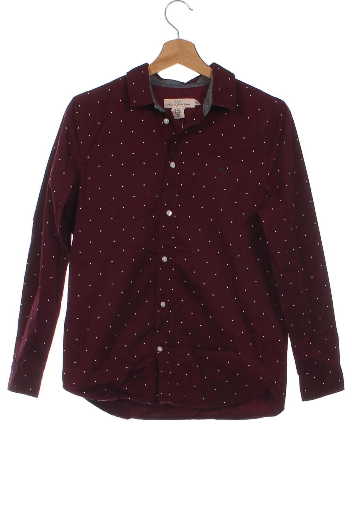 Kinderhemd H&M L.O.G.G., Größe 13-14y/ 164-168 cm, Farbe Rot, Preis € 10,63