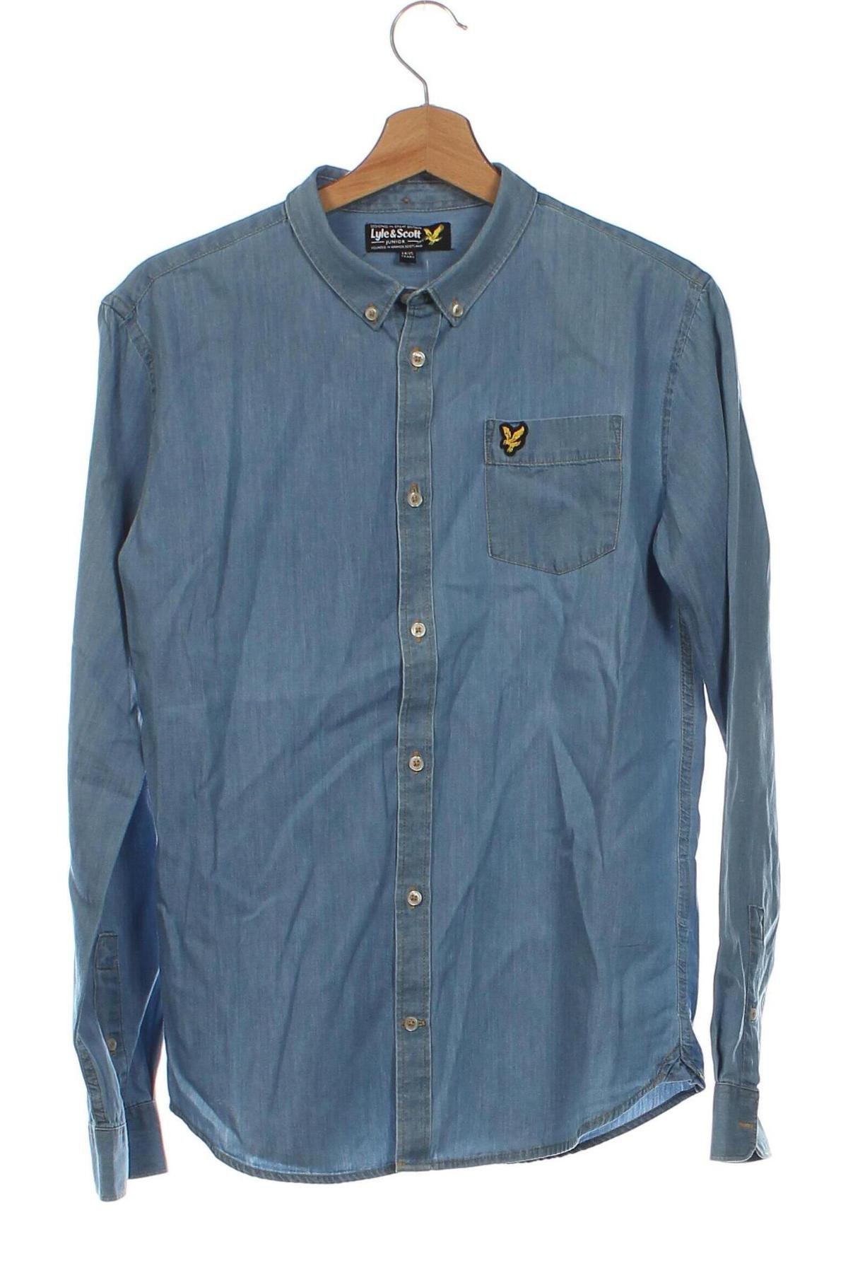 Detská košeľa  Lyle & Scott, Veľkosť 14-15y/ 168-170 cm, Farba Modrá, Cena  16,06 €