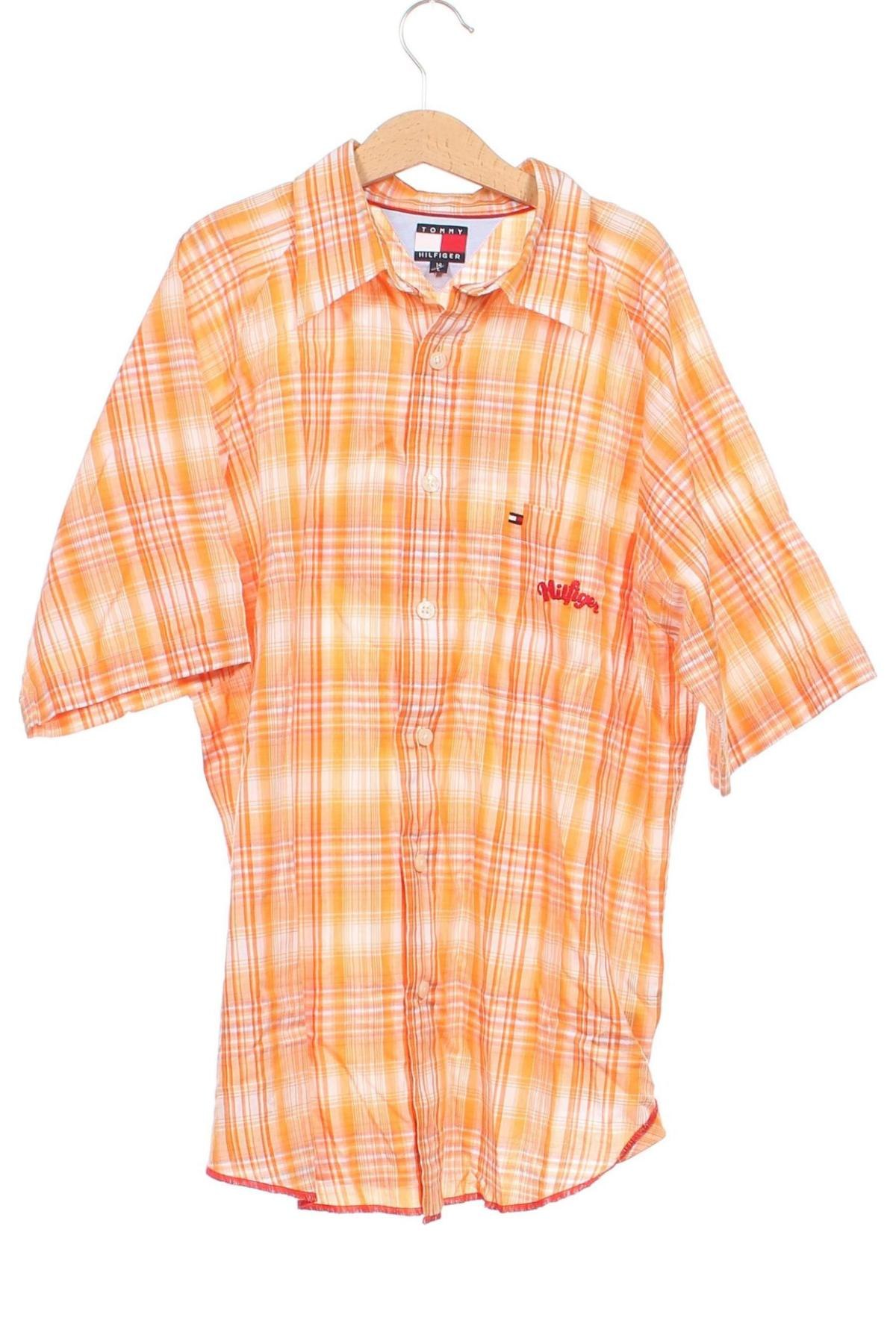 Kinderhemd Tommy Hilfiger, Größe 13-14y/ 164-168 cm, Farbe Orange, Preis € 15,35