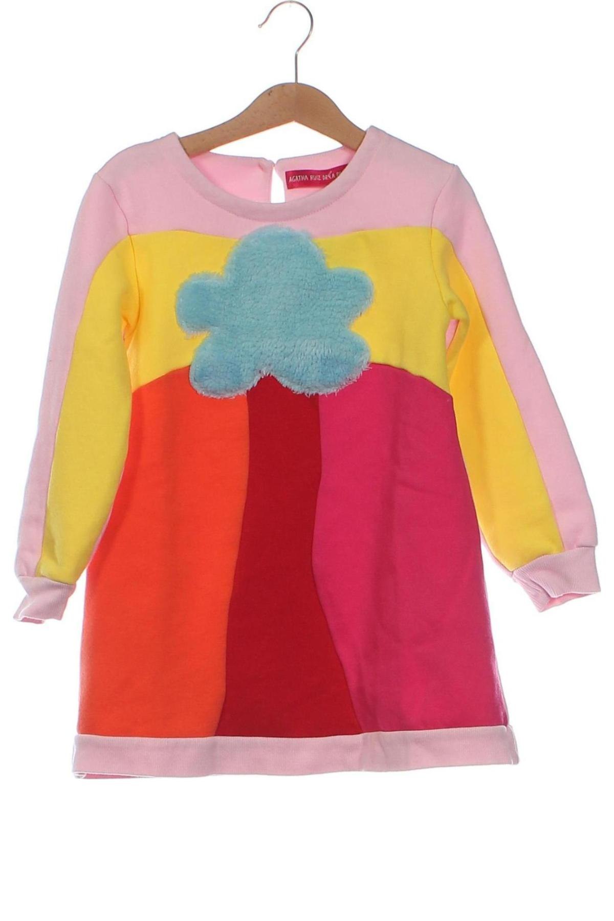 Детска рокля Agatha Ruiz De La Prada, Размер 4-5y/ 110-116 см, Цвят Многоцветен, Цена 29,00 лв.