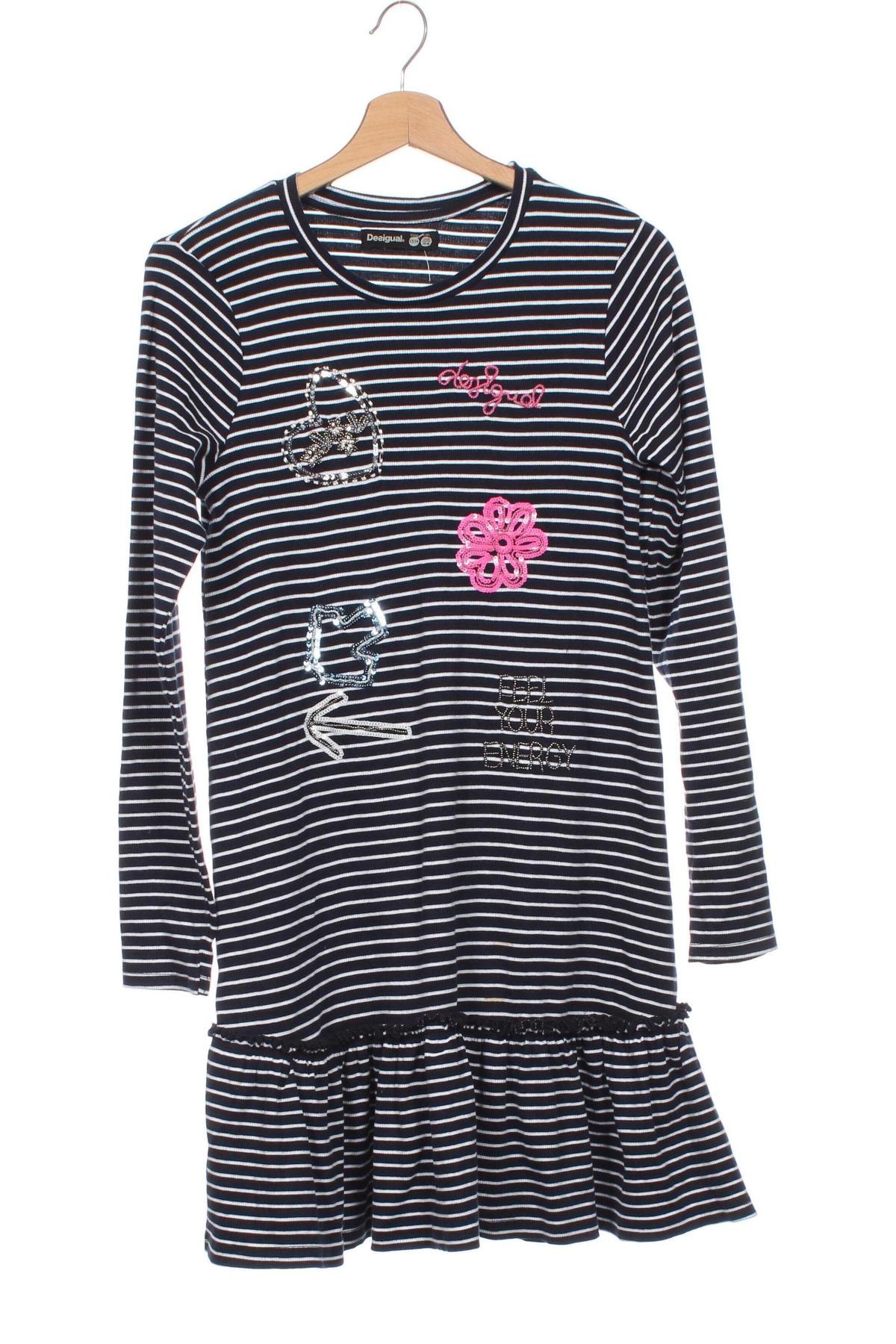 Kinderkleid Desigual, Größe 12-13y/ 158-164 cm, Farbe Mehrfarbig, Preis 16,99 €