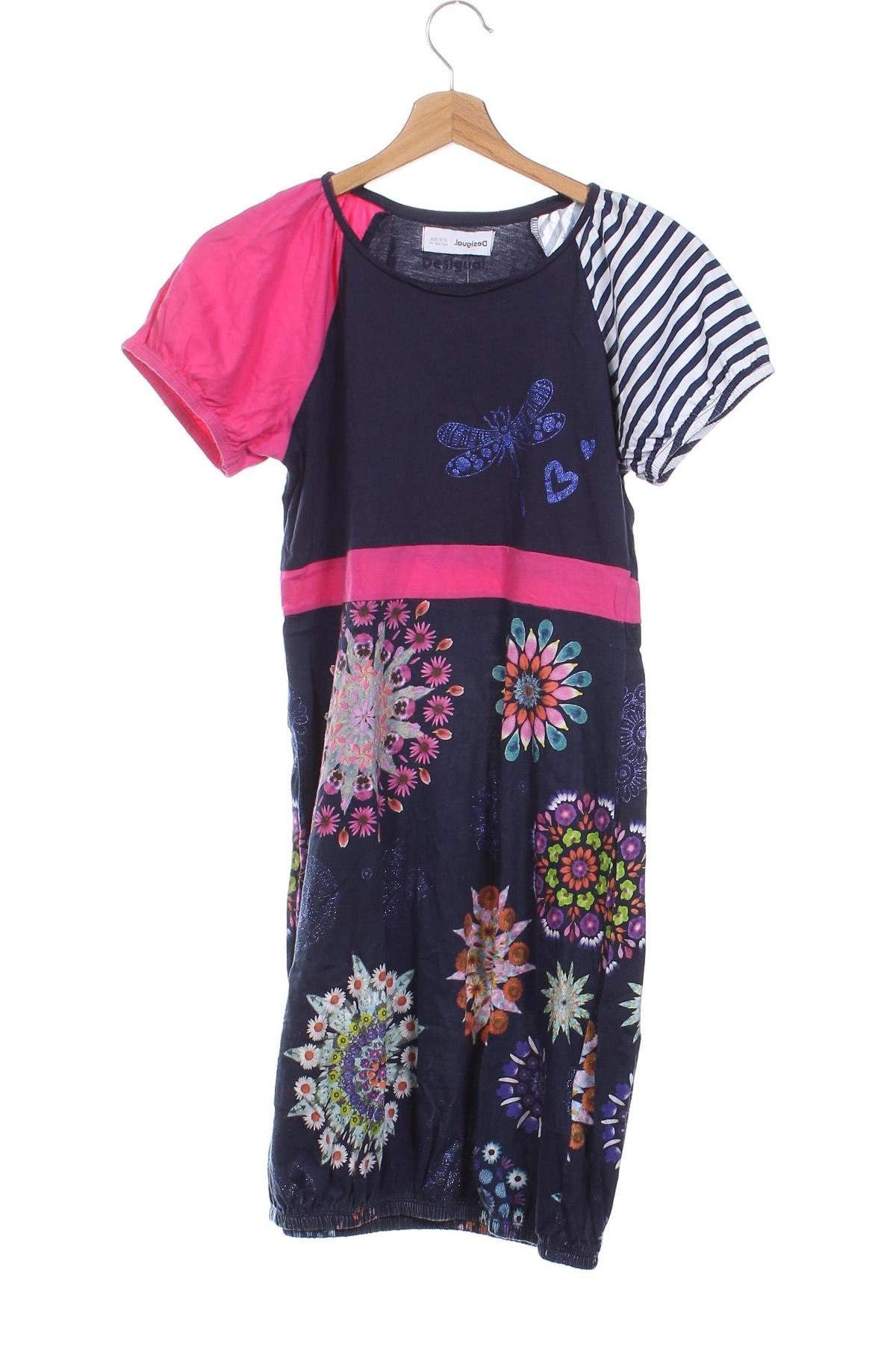 Kinderkleid Desigual, Größe 12-13y/ 158-164 cm, Farbe Mehrfarbig, Preis € 9,49