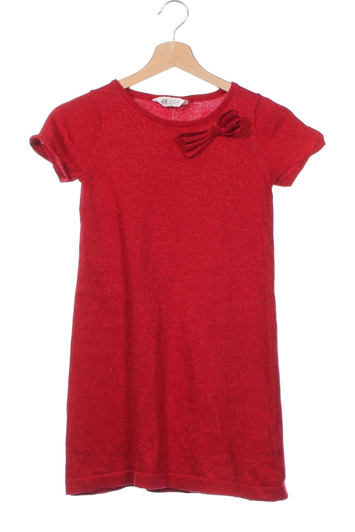 Kinderkleid H&M, Größe 8-9y/ 134-140 cm, Farbe Rot, Preis € 6,99