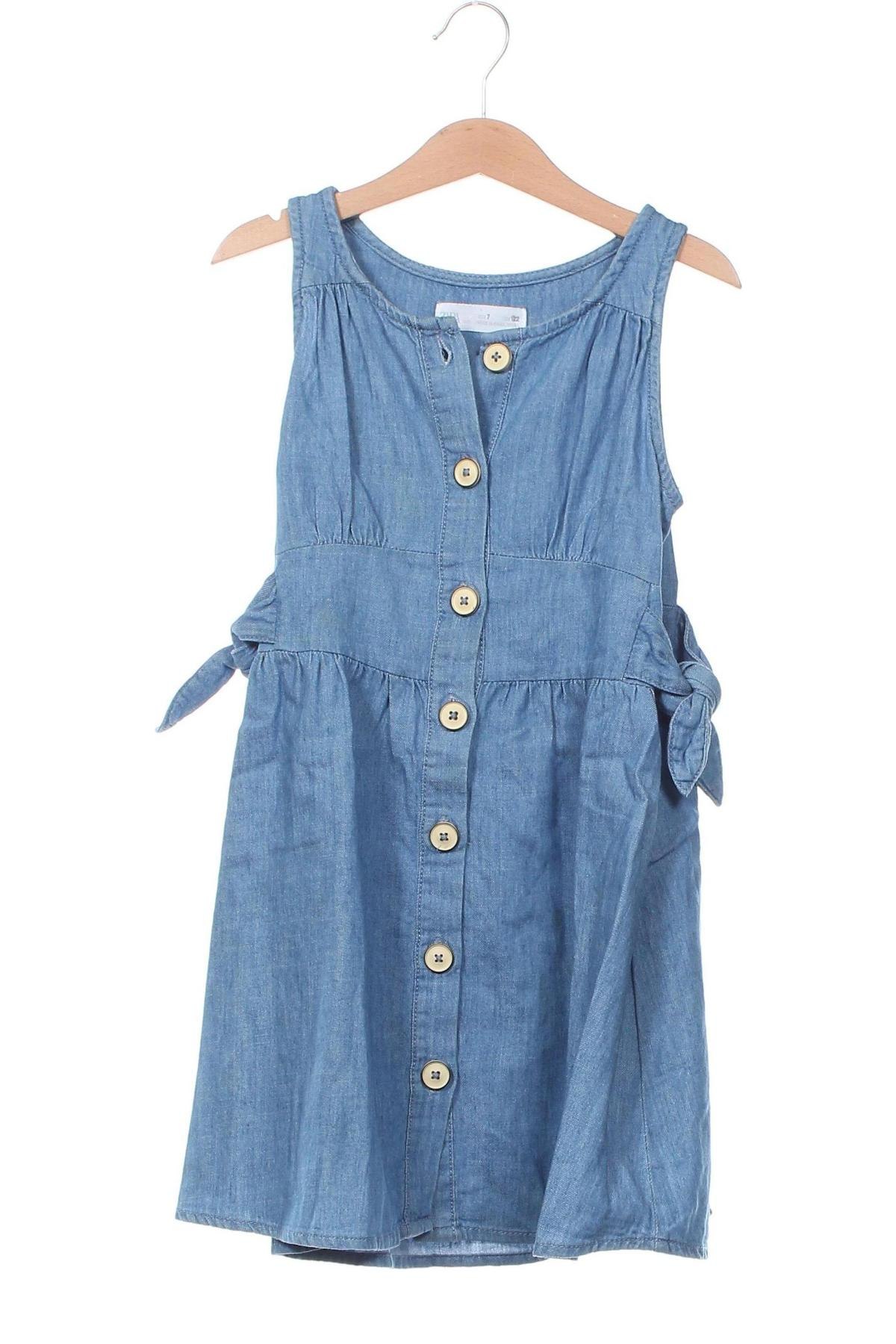 Kinderkleid Zara Kids, Größe 6-7y/ 122-128 cm, Farbe Blau, Preis € 5,99