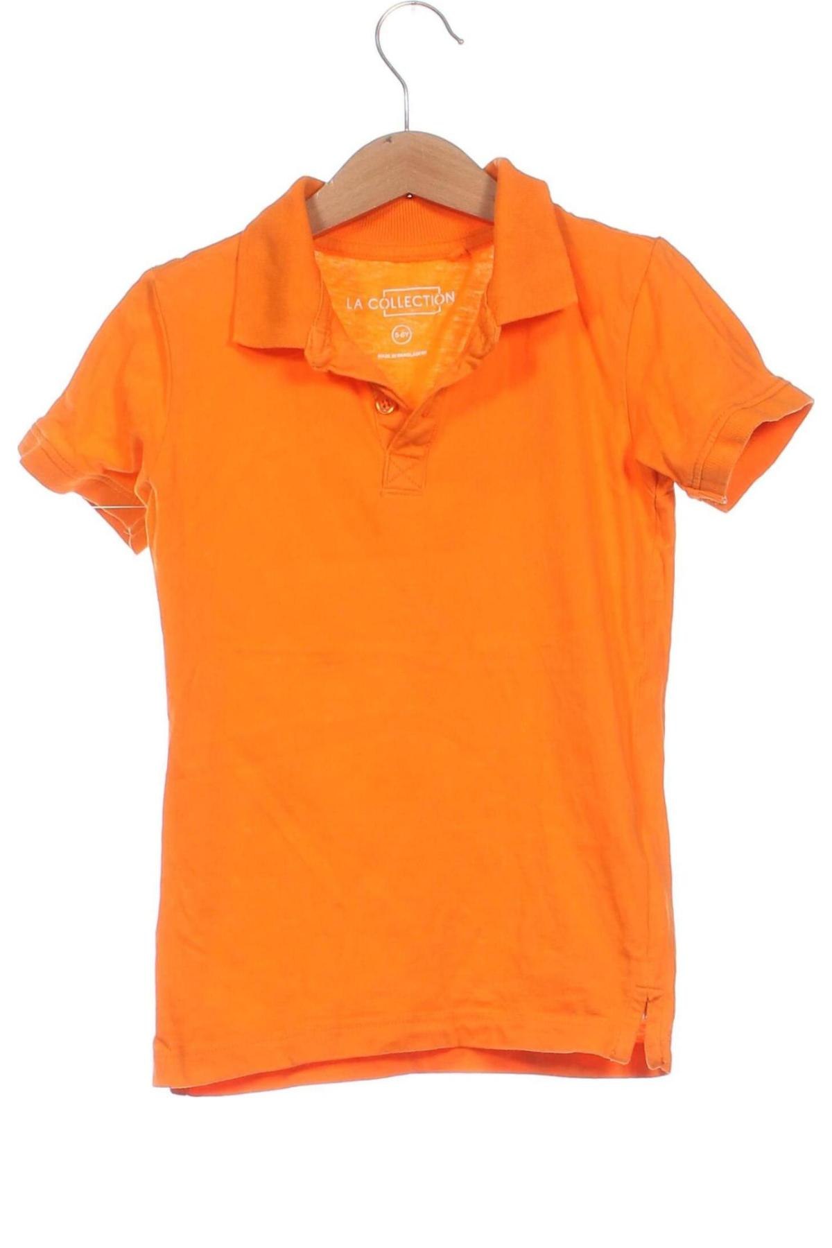 Kinder T-Shirt, Größe 5-6y/ 116-122 cm, Farbe Orange, Preis 3,49 €