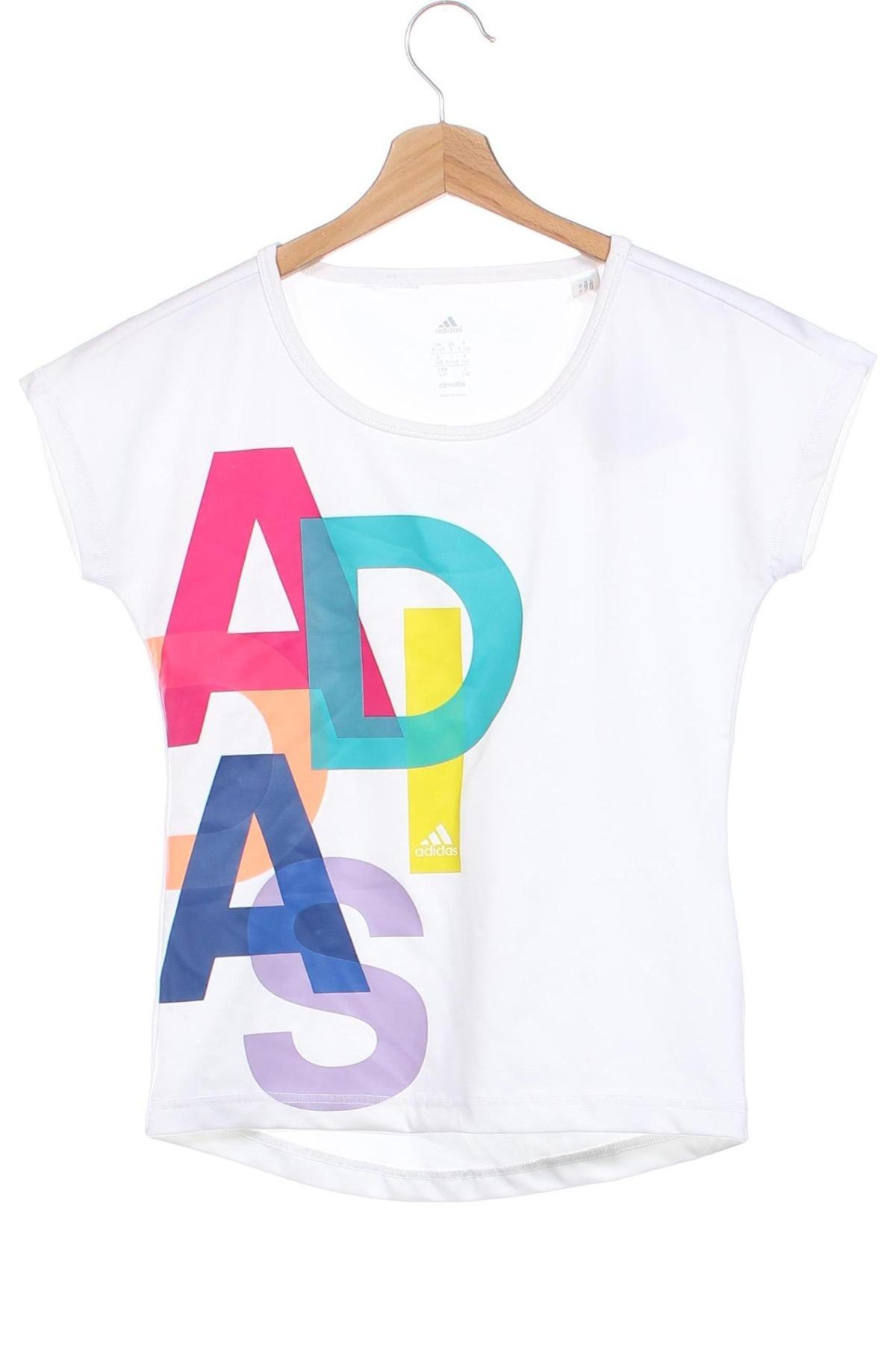 Tricou pentru copii Adidas, Mărime 9-10y/ 140-146 cm, Culoare Alb, Preț 85,99 Lei