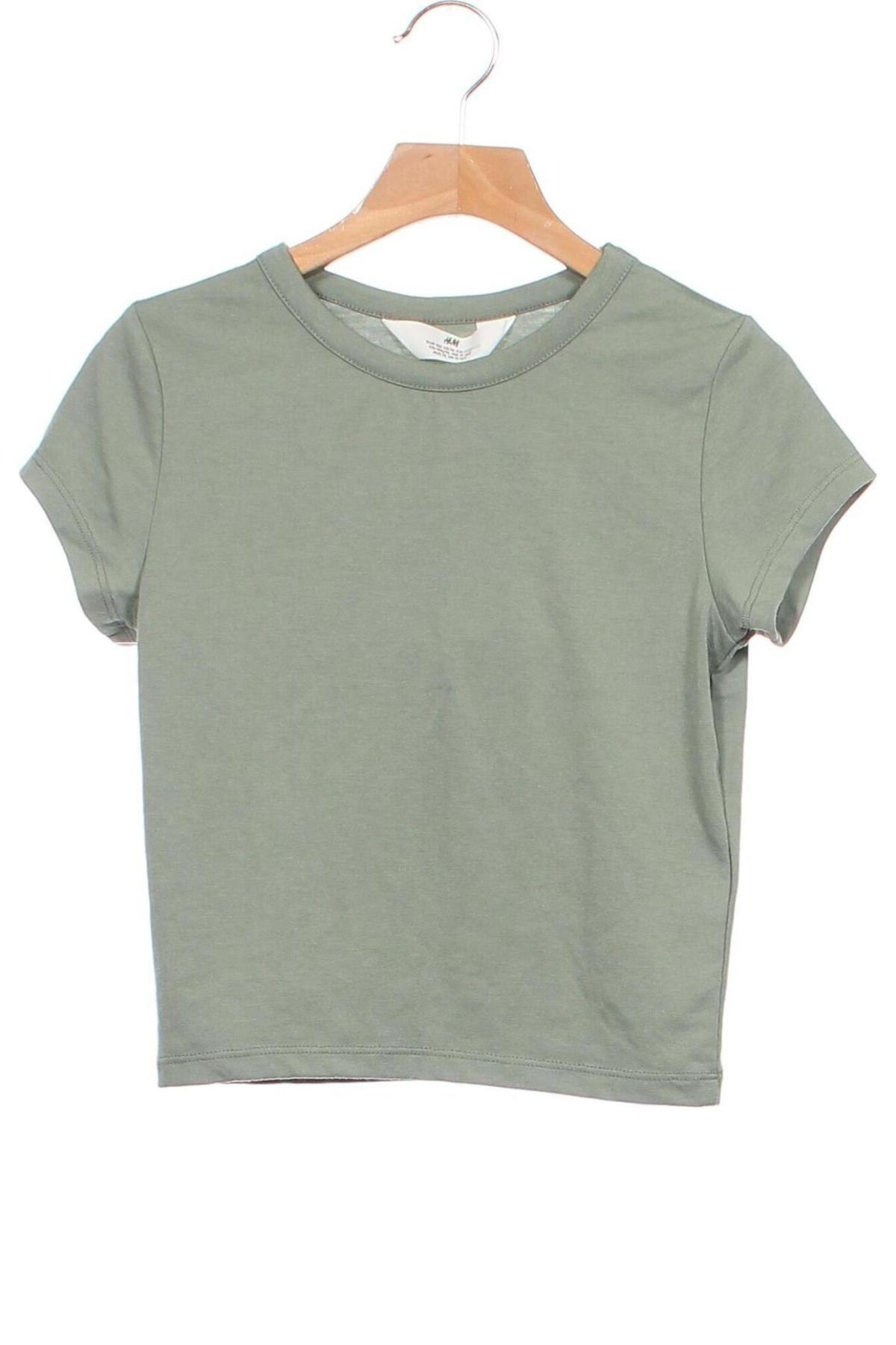 Kinder T-Shirt H&M, Größe 10-11y/ 146-152 cm, Farbe Grün, Preis 3,99 €