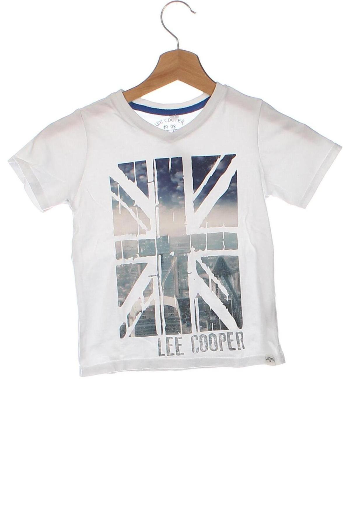 Kinder T-Shirt Lee Cooper, Größe 5-6y/ 116-122 cm, Farbe Weiß, Preis € 3,99