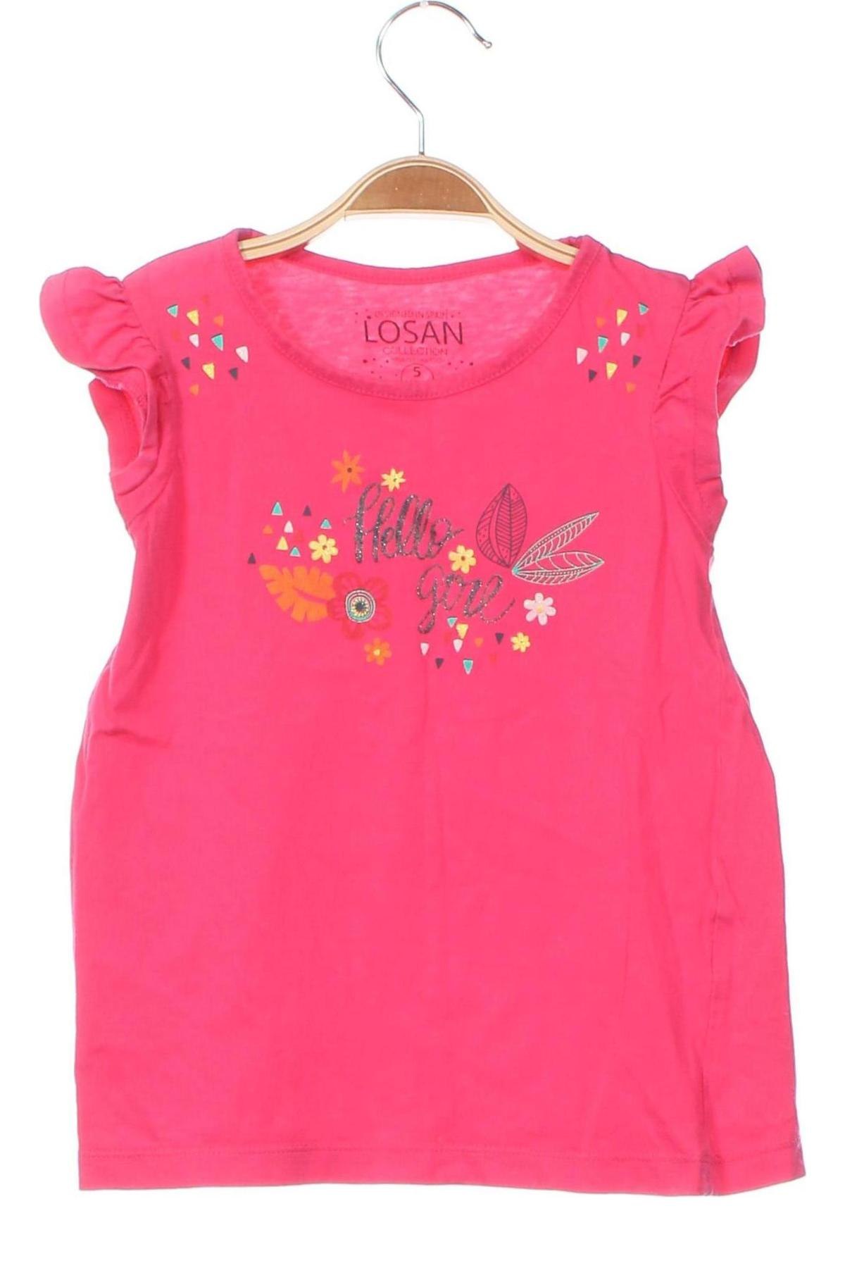 Kinder T-Shirt Losan, Größe 4-5y/ 110-116 cm, Farbe Rosa, Preis 3,99 €