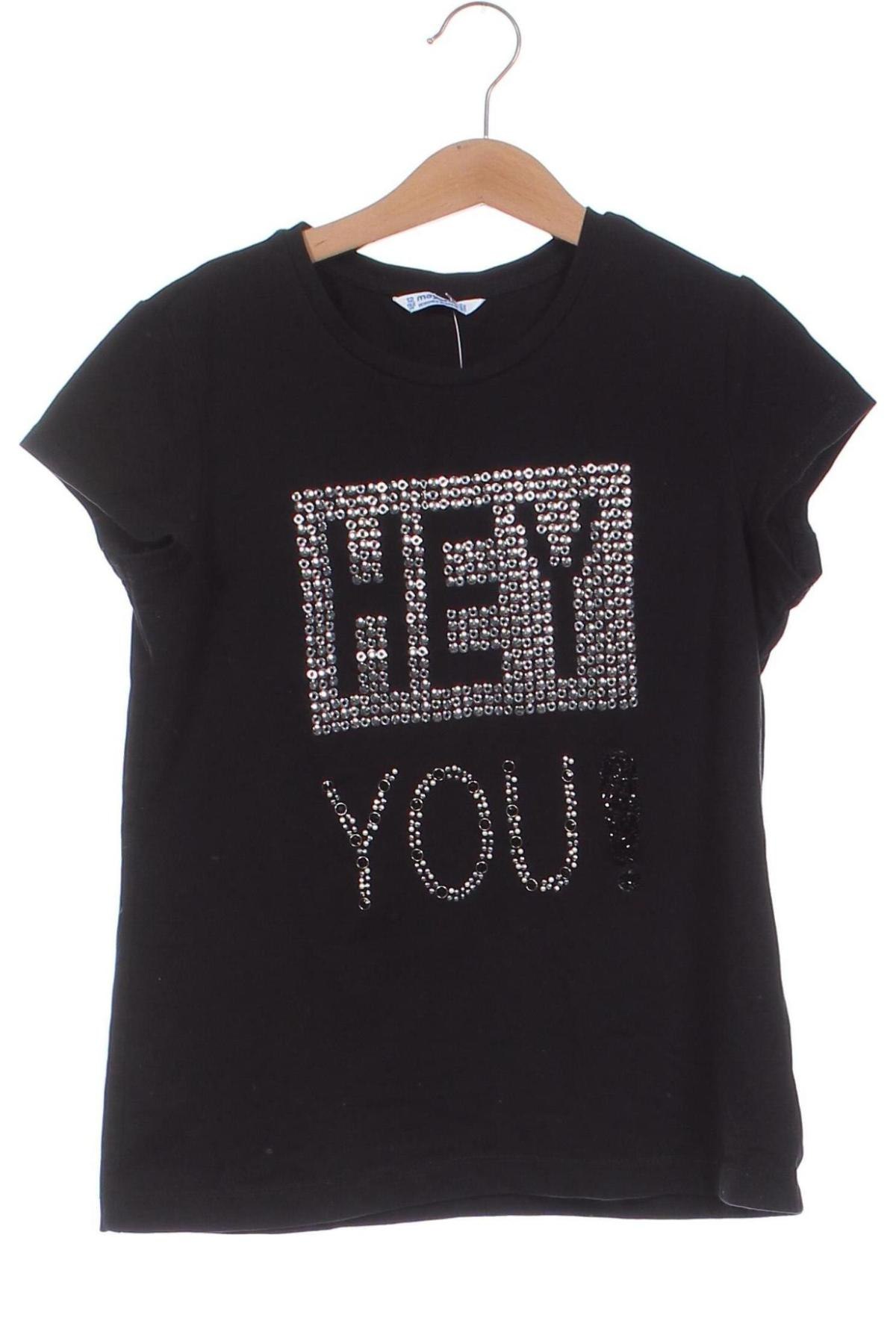 Dziecięcy T-shirt Mayoral, Rozmiar 10-11y/ 146-152 cm, Kolor Czarny, Cena 20,99 zł