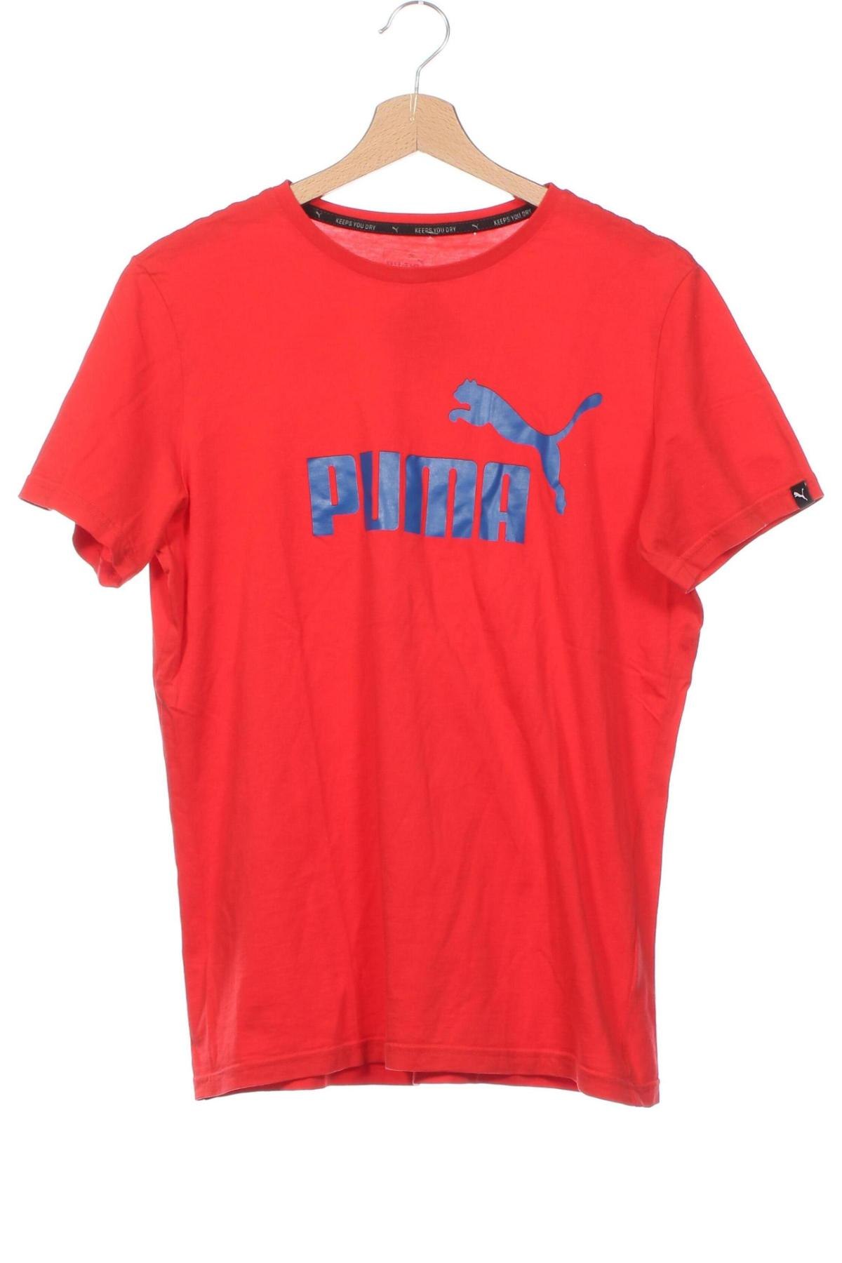 Dziecięcy T-shirt PUMA, Rozmiar 15-18y/ 170-176 cm, Kolor Czerwony, Cena 45,98 zł