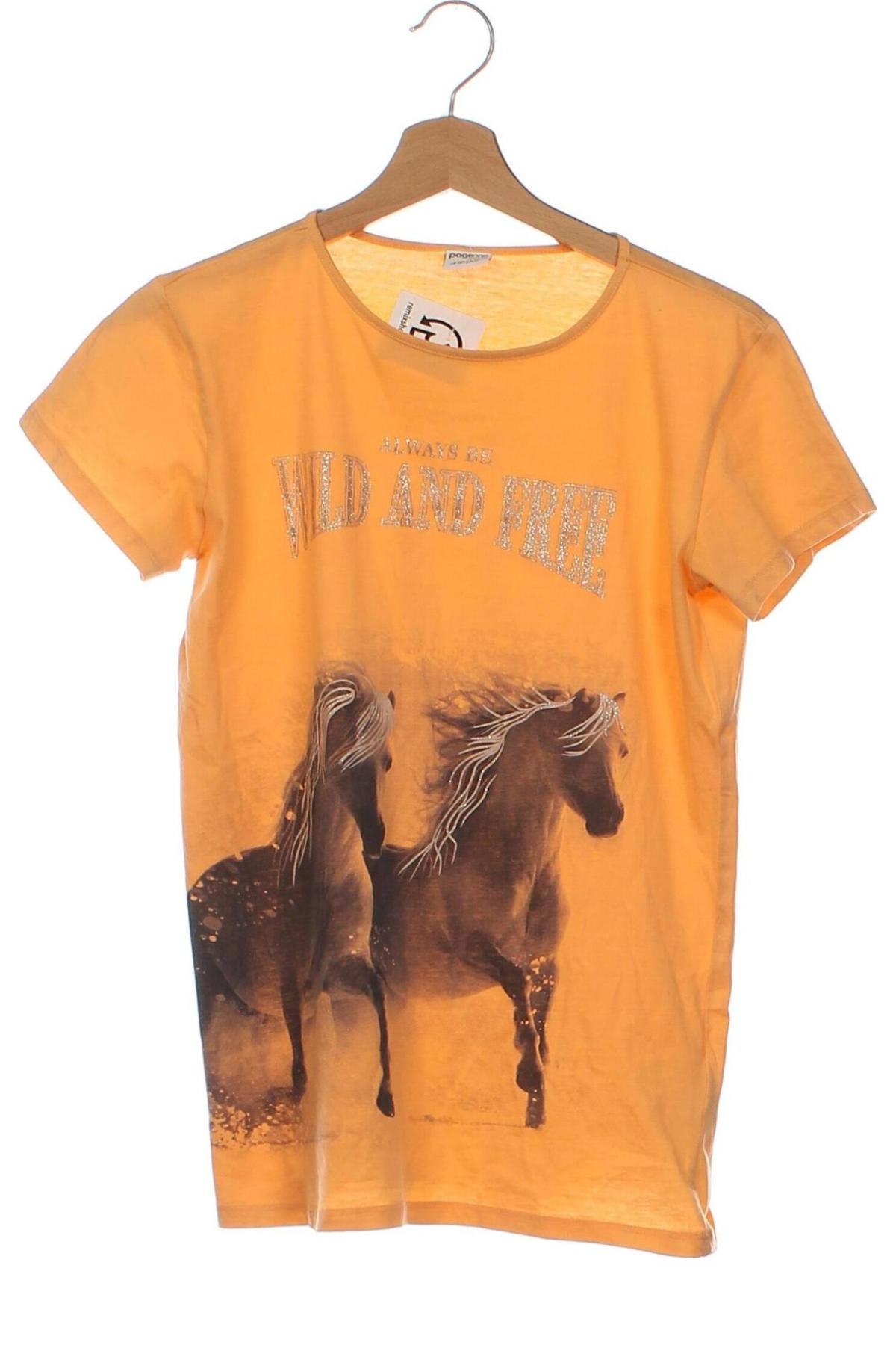 Kinder T-Shirt Page One, Größe 15-18y/ 170-176 cm, Farbe Orange, Preis 3,99 €