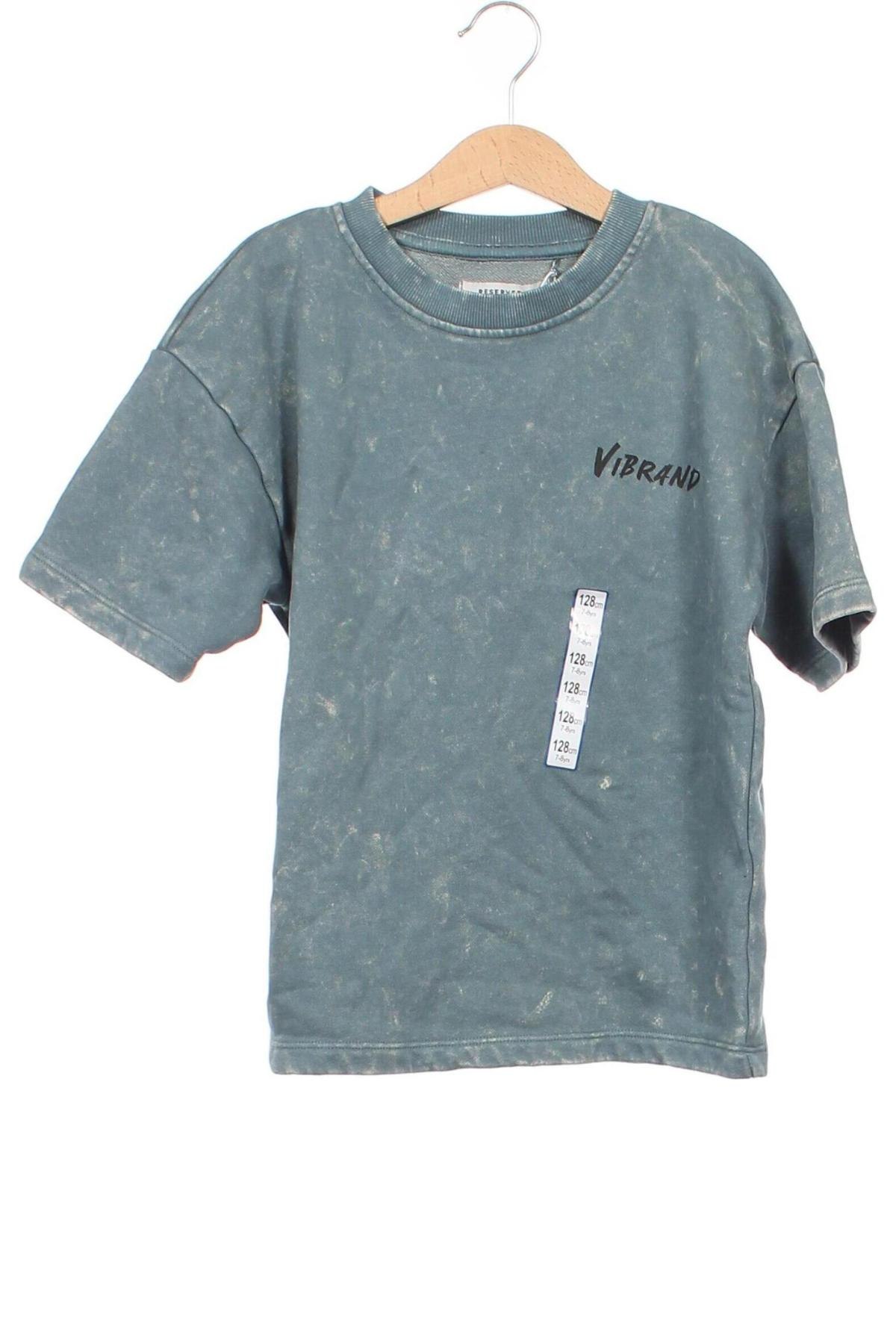 Kinder T-Shirt Reserved, Größe 6-7y/ 122-128 cm, Farbe Grün, Preis 4,99 €