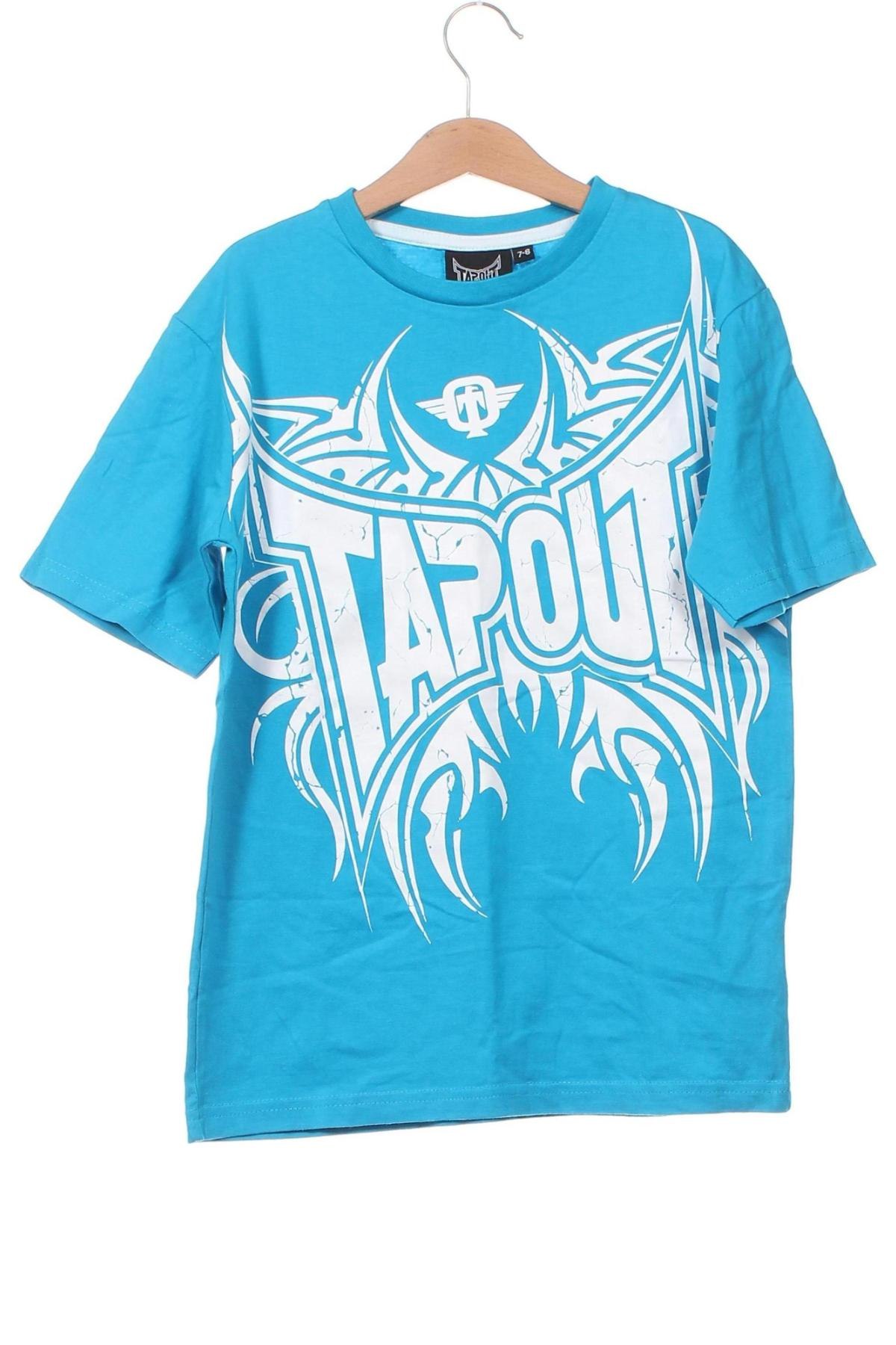 Kinder T-Shirt Tapout, Größe 7-8y/ 128-134 cm, Farbe Blau, Preis 3,99 €