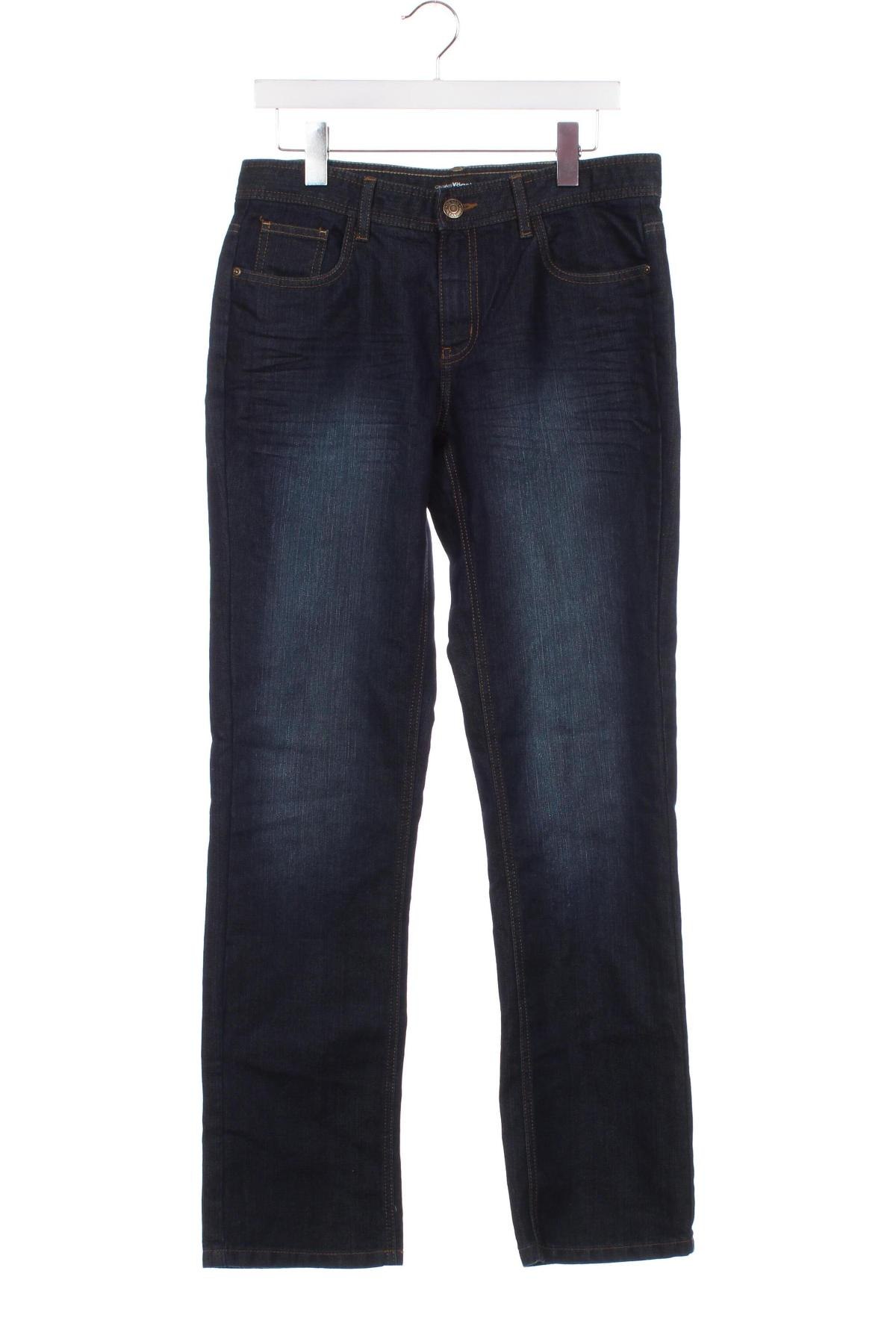 Kinderjeans Charles Vogele, Größe 14-15y/ 168-170 cm, Farbe Blau, Preis 9,49 €