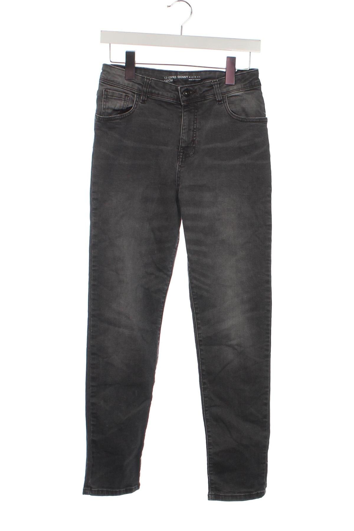 Detské džínsy  Denim Co., Veľkosť 11-12y/ 152-158 cm, Farba Sivá, Cena  5,75 €