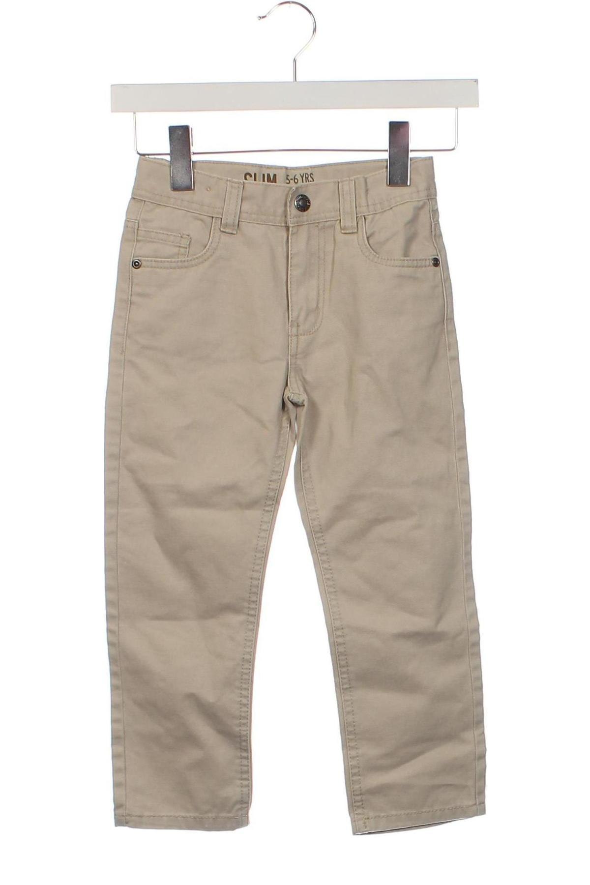 Kinderjeans Denim&Co., Größe 5-6y/ 116-122 cm, Farbe Beige, Preis 9,99 €