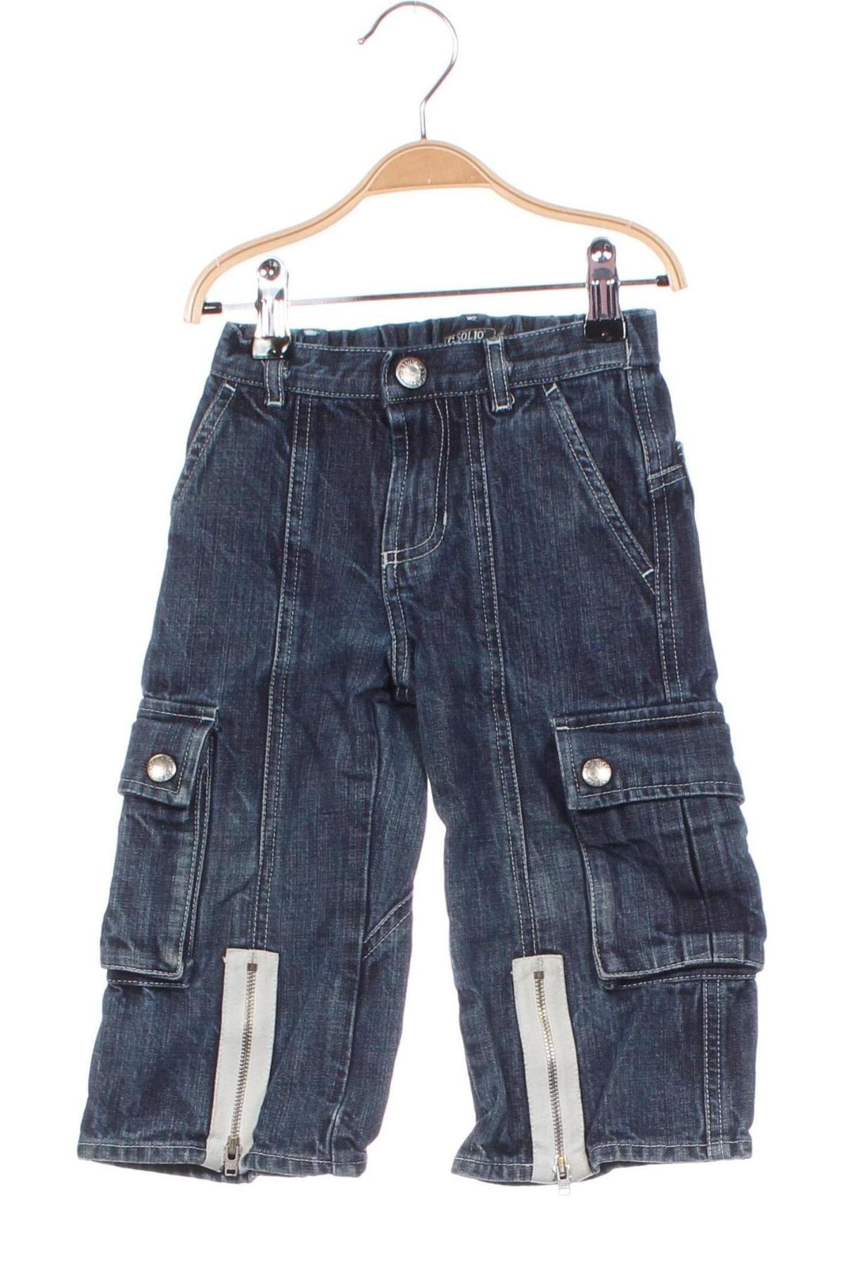 Blugi pentru copii Denim Factory, Mărime 9-12m/ 74-80 cm, Culoare Albastru, Preț 37,99 Lei