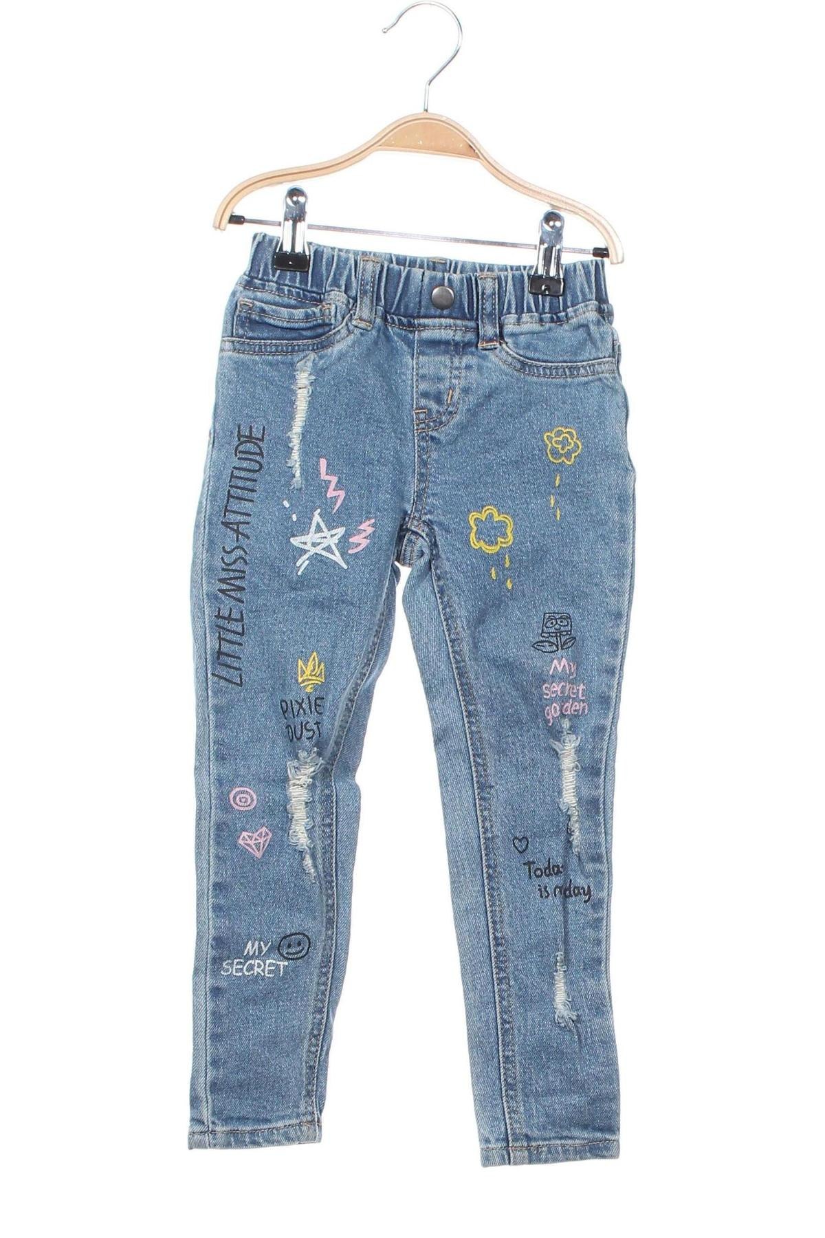 Kinderjeans Fisherfield, Größe 2-3y/ 98-104 cm, Farbe Blau, Preis 9,99 €