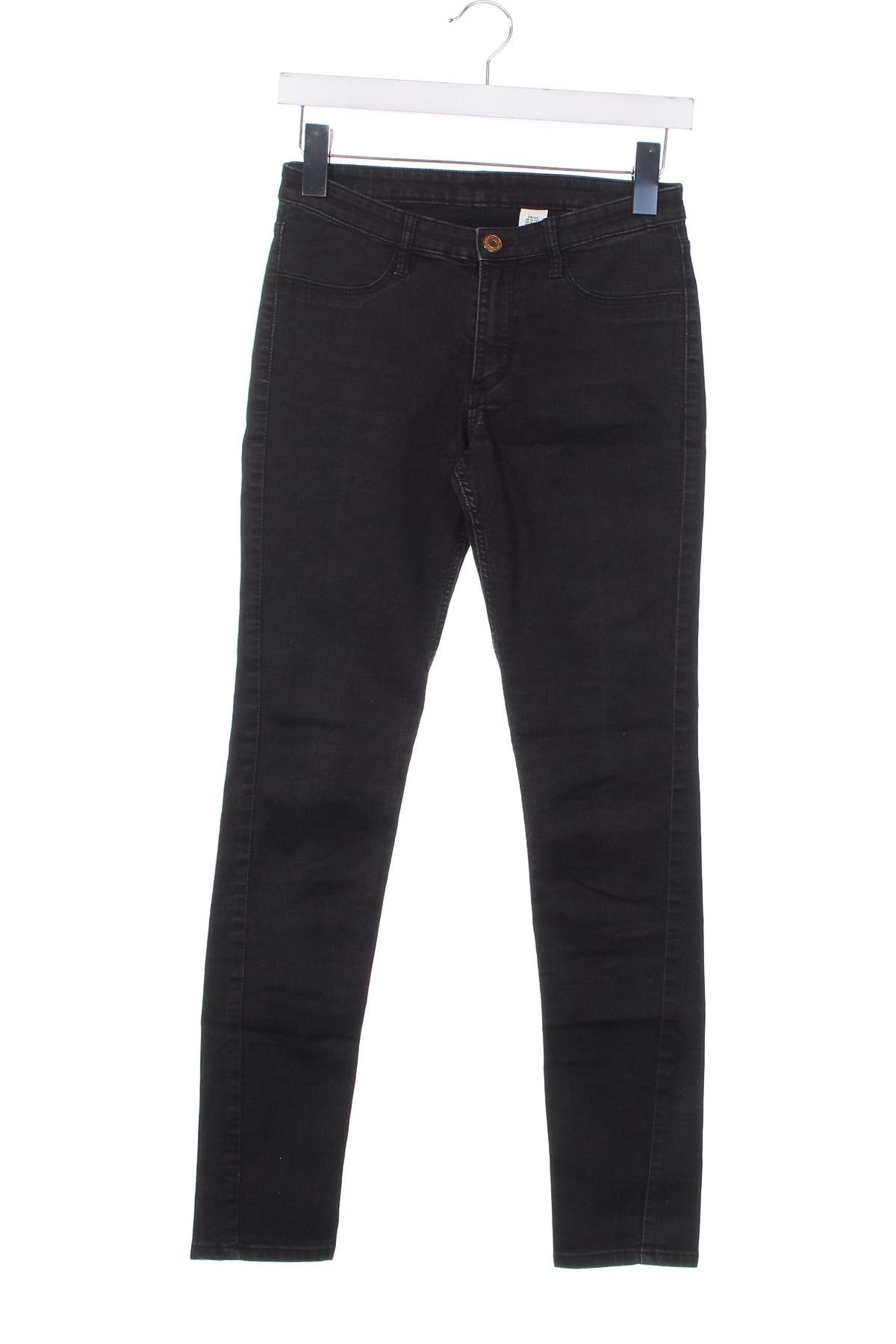 Kinderjeans H&M, Größe 12-13y/ 158-164 cm, Farbe Schwarz, Preis 9,99 €